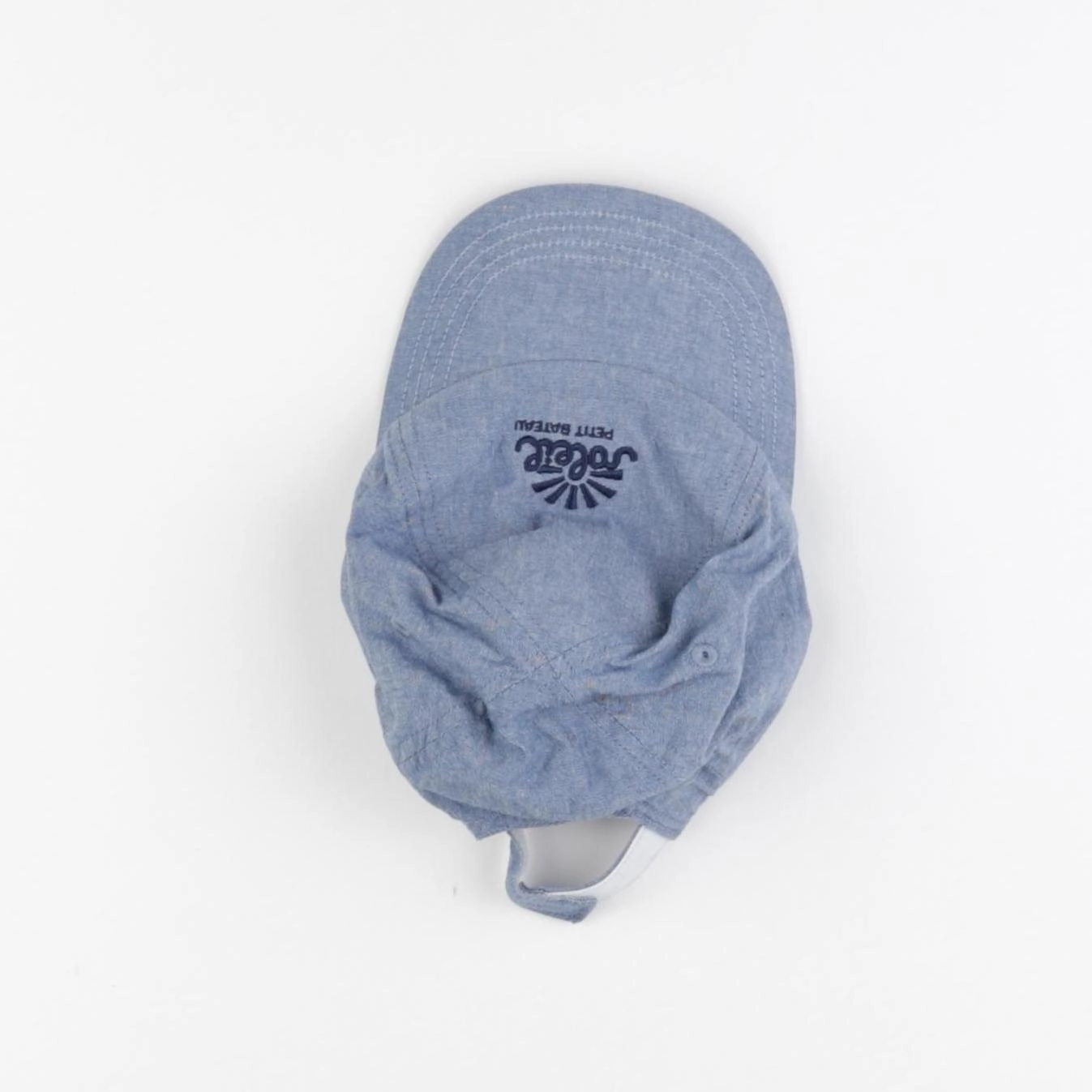 Petit Bateau - casquette bleu - 12 mois