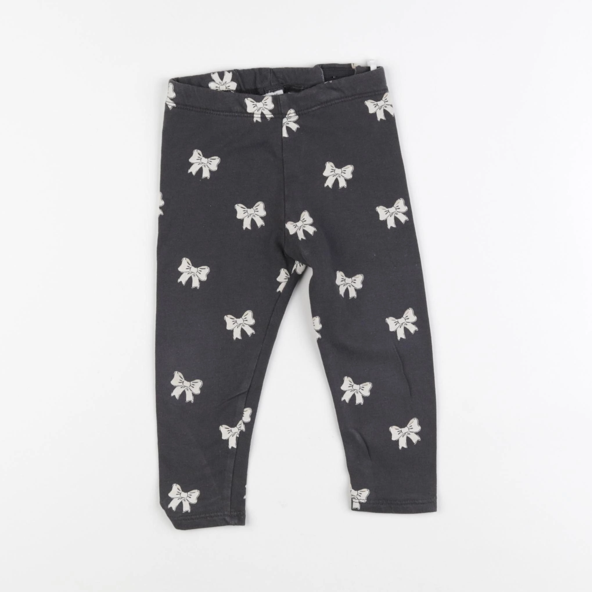 H&M - legging gris - 18 mois