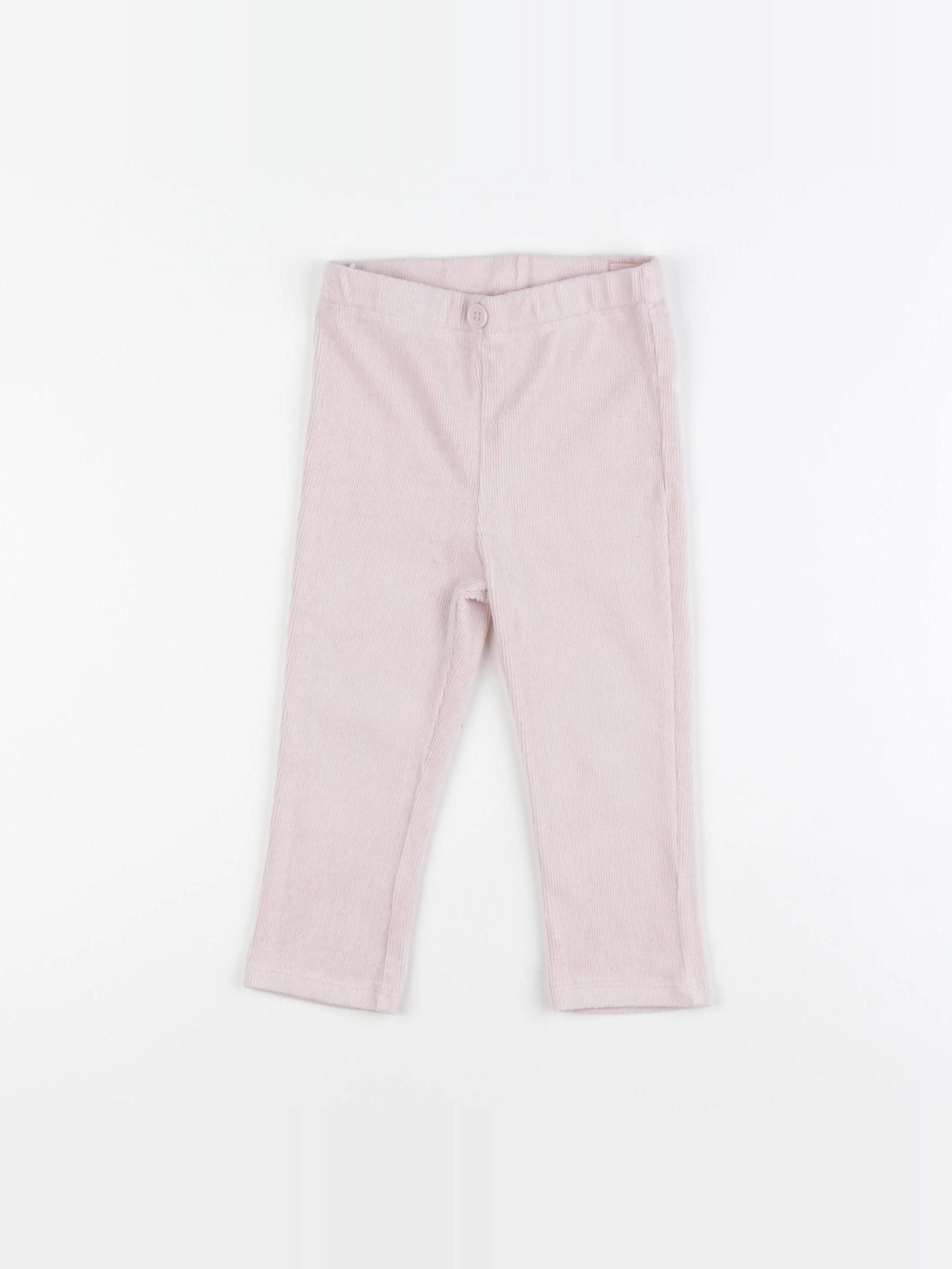 H&M - legging rose - 12/18 mois