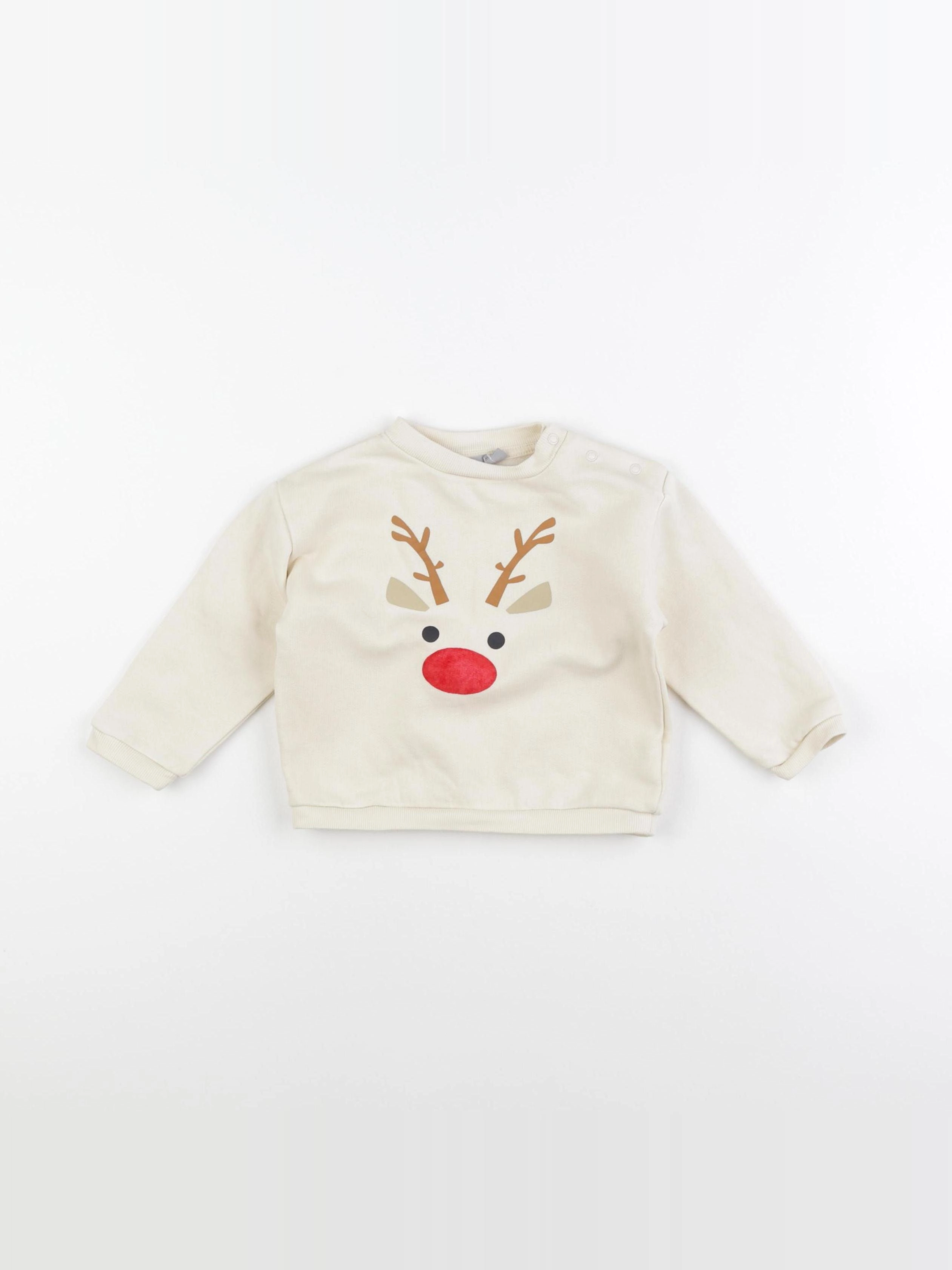 Boutchou - sweat beige - 18 mois