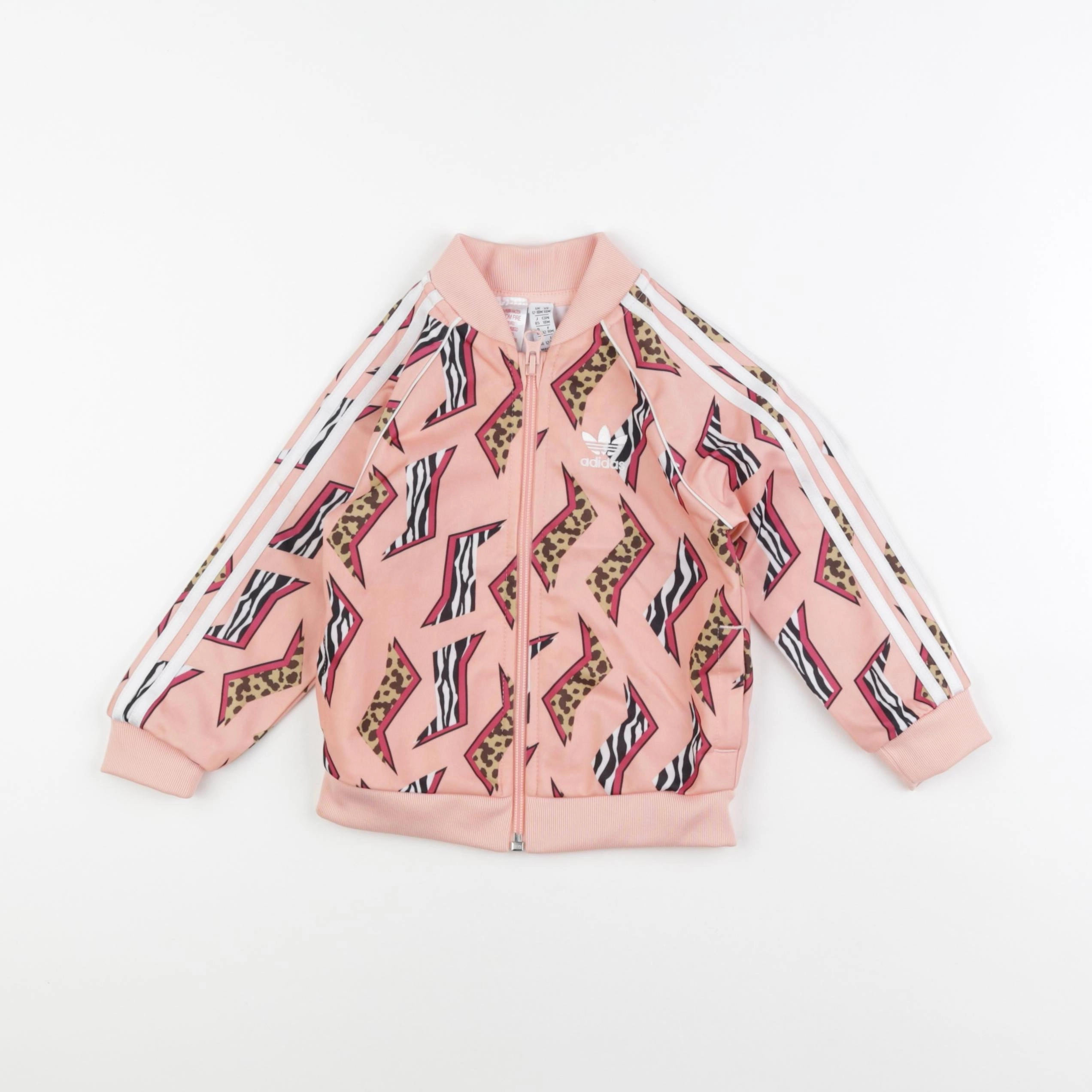 Adidas - sweat rose - 12/18 mois