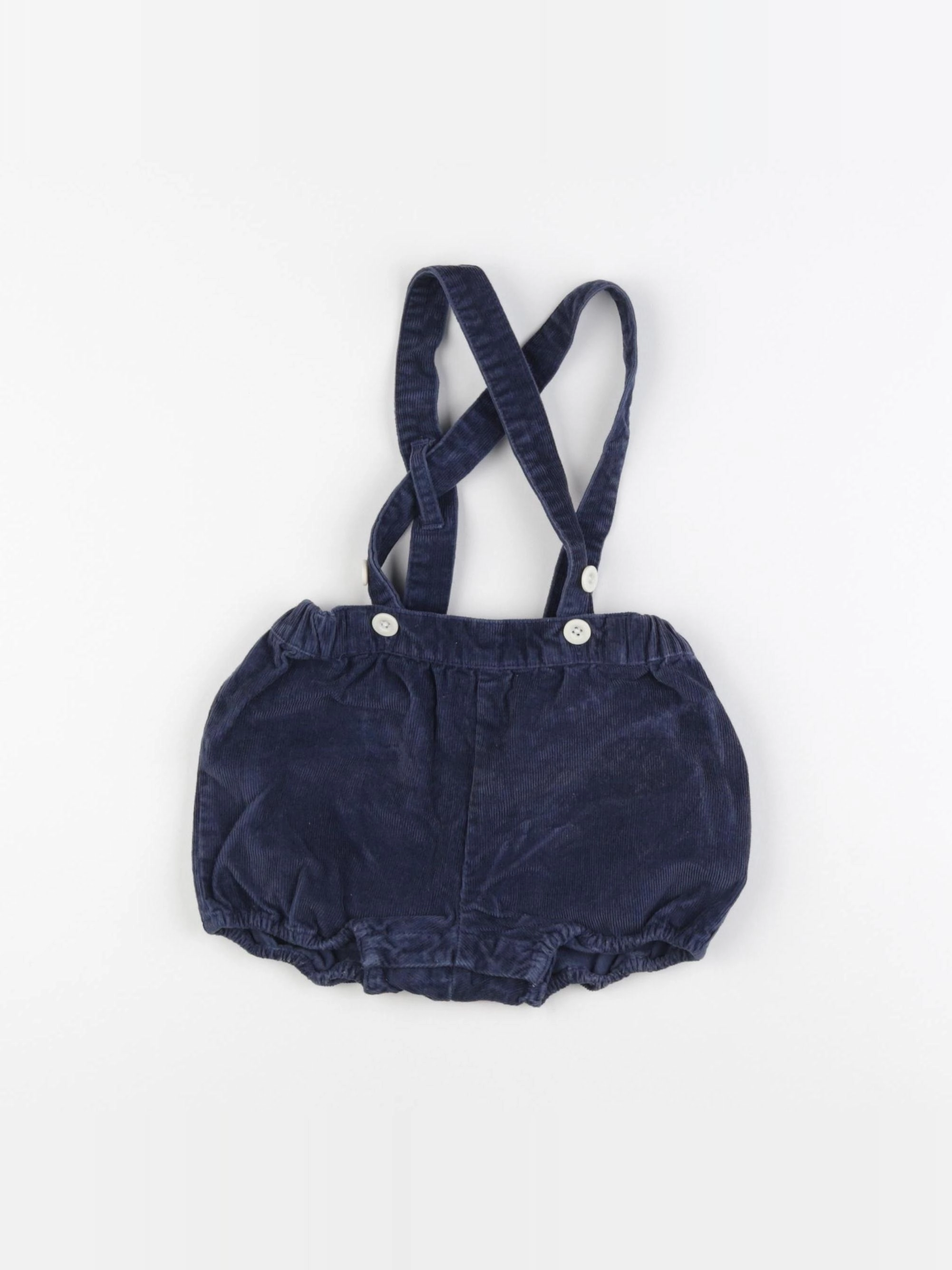 Petit Bateau - short bleu - 18 mois