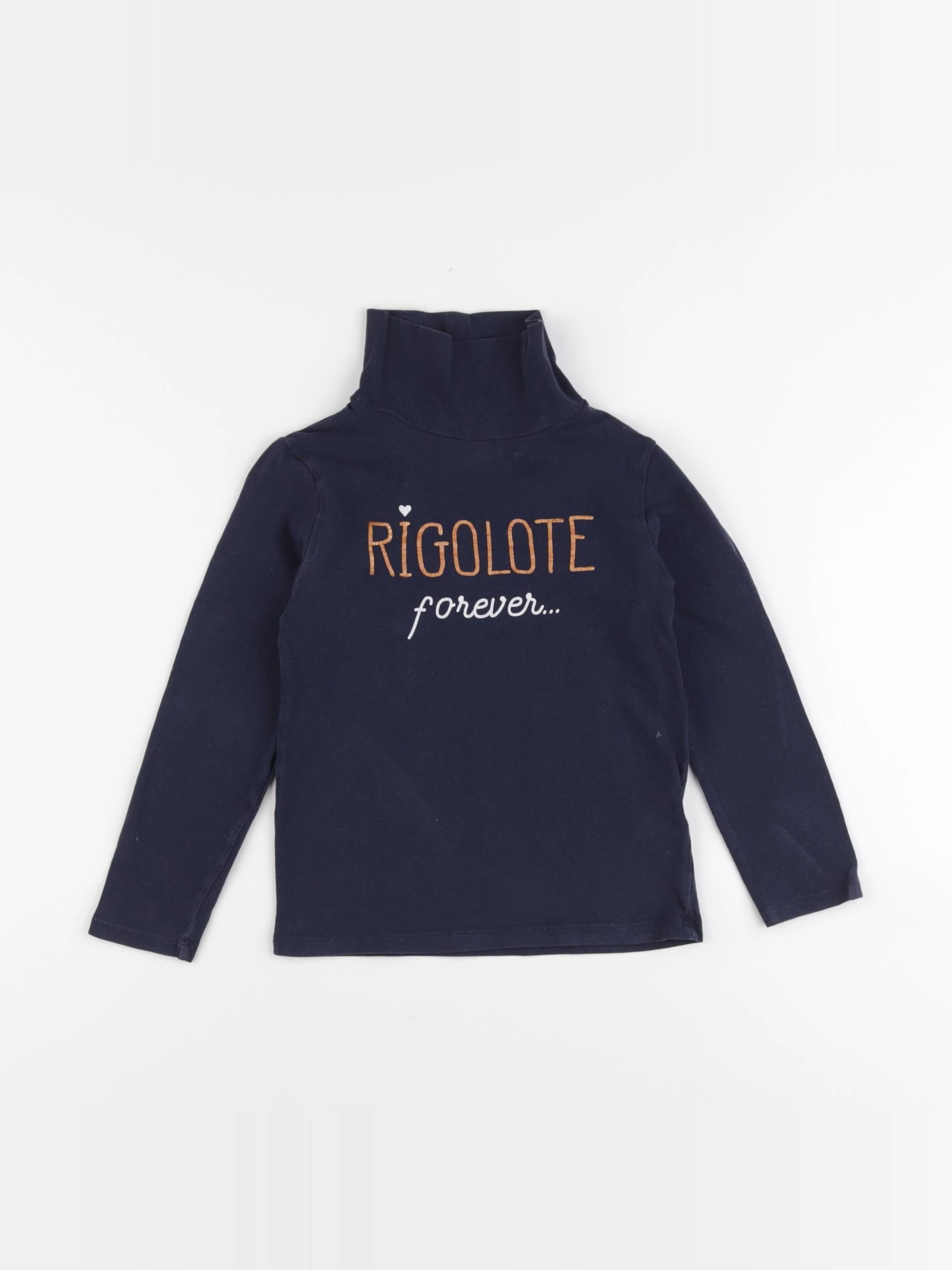 Vertbaudet - sous-pull bleu - 5 ans