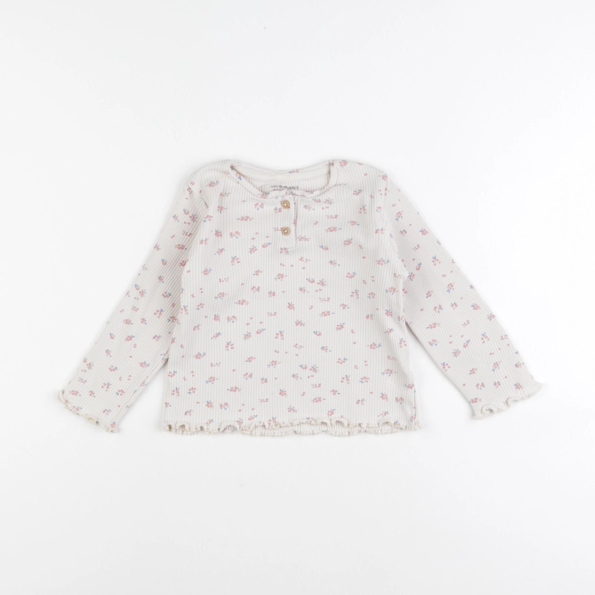 Vertbaudet - tee-shirt beige - 24 mois