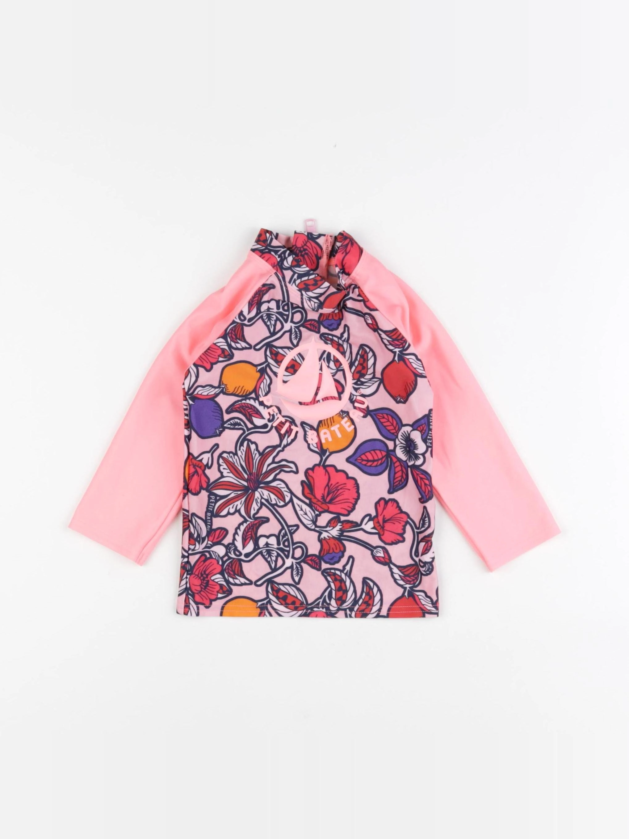 Petit Bateau - tee-shirt de bain rose - 24 mois