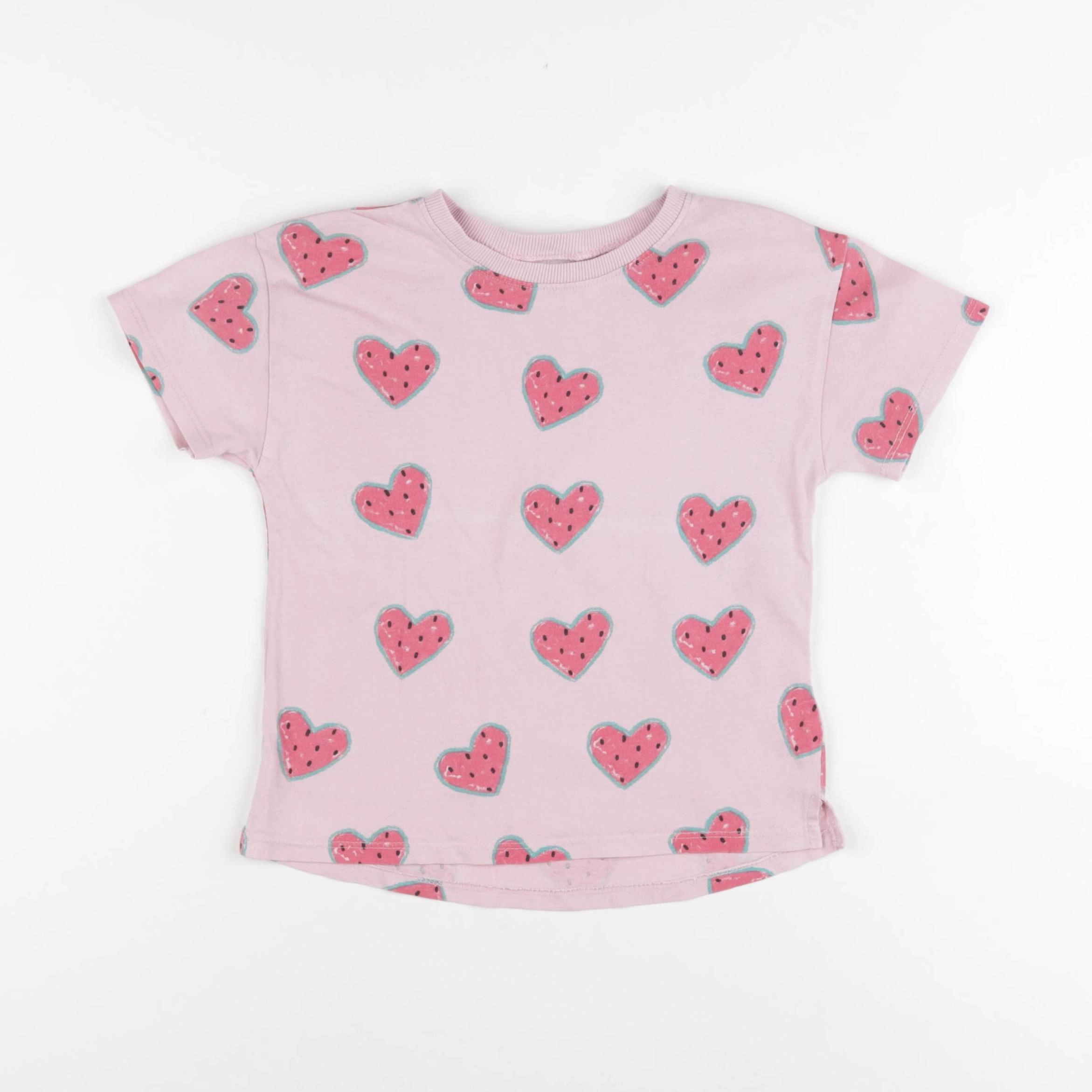 Zara - tee-shirt rose - 3/4 ans