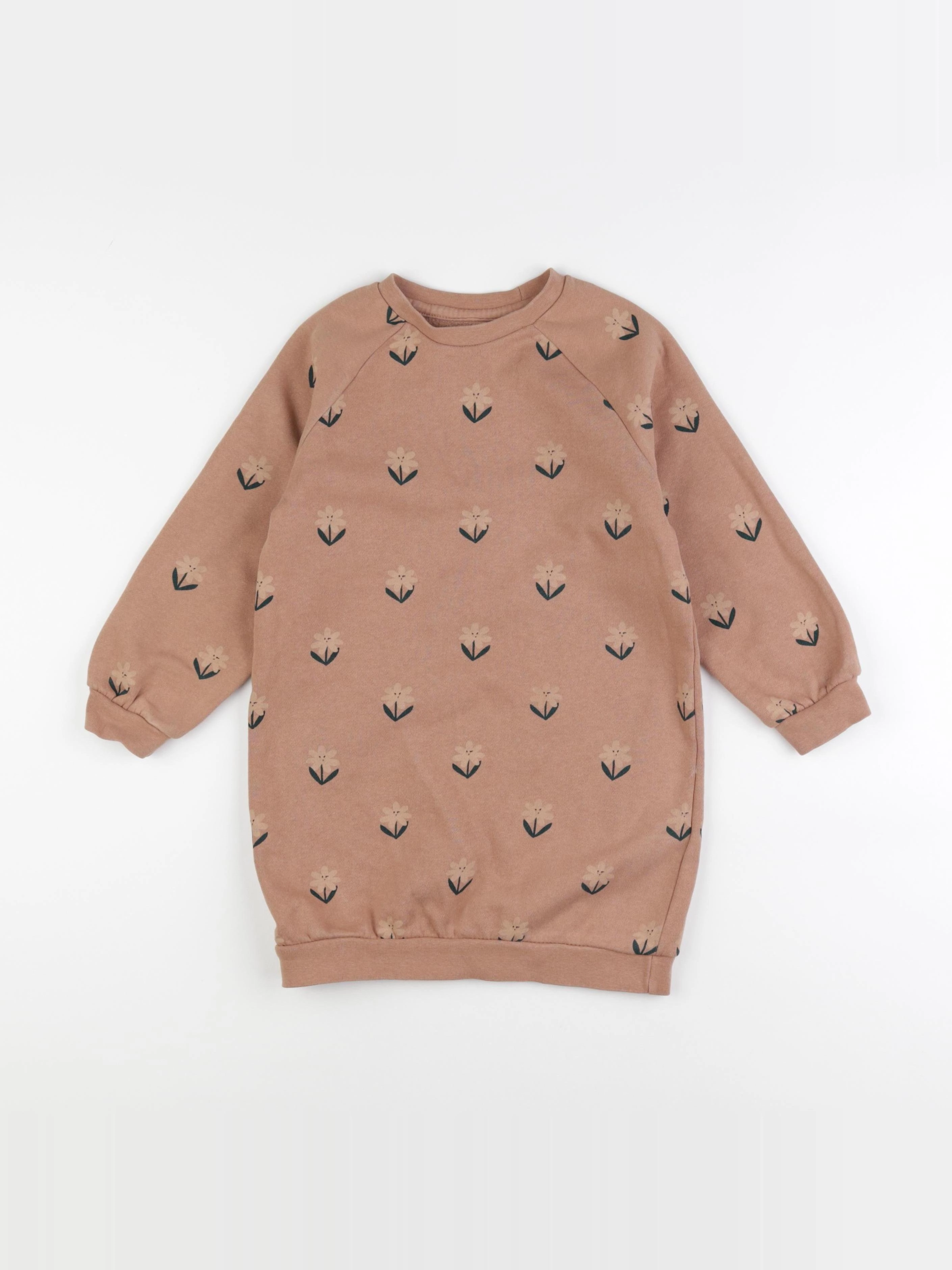 Vertbaudet - robe marron - 6 ans