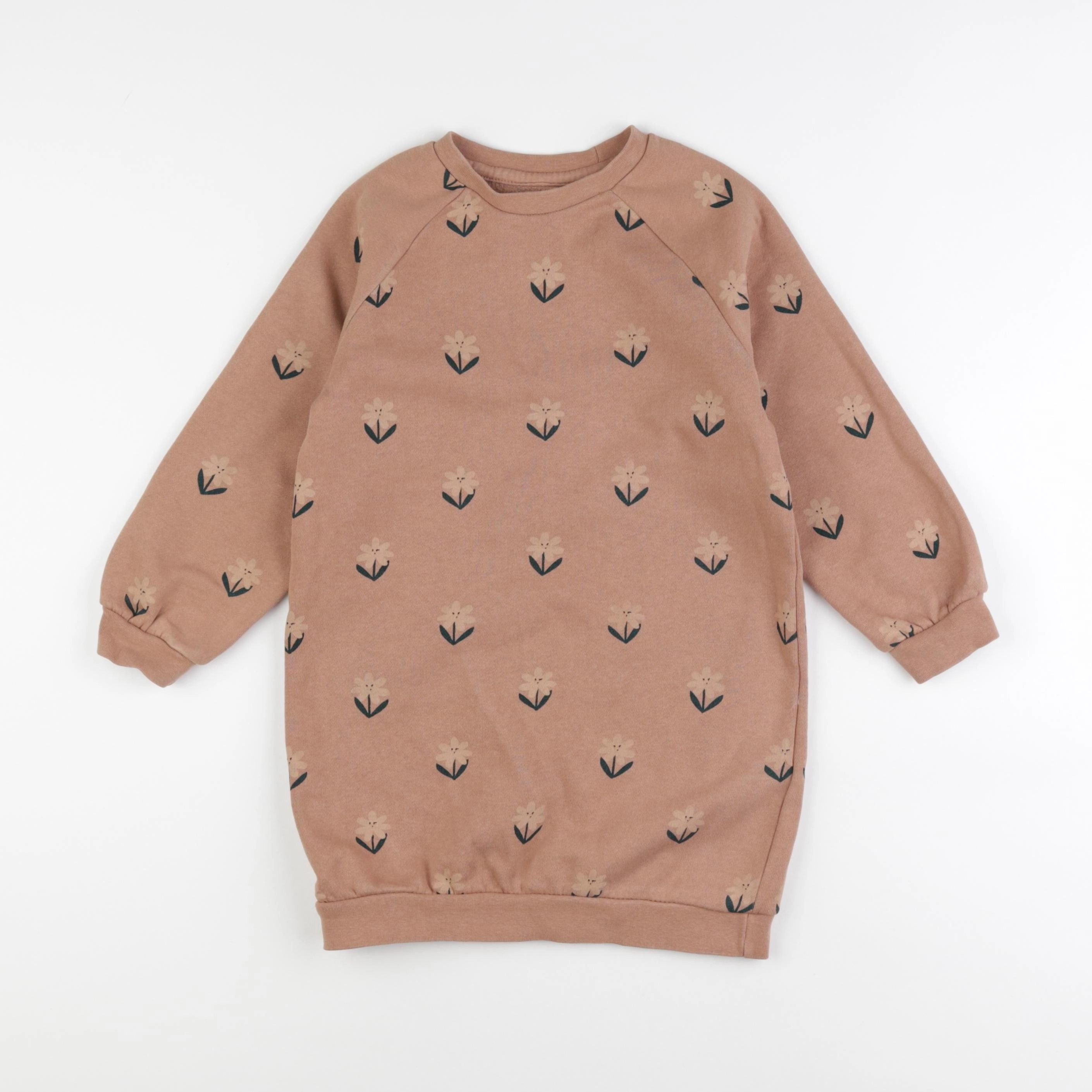 Vertbaudet - robe marron - 6 ans