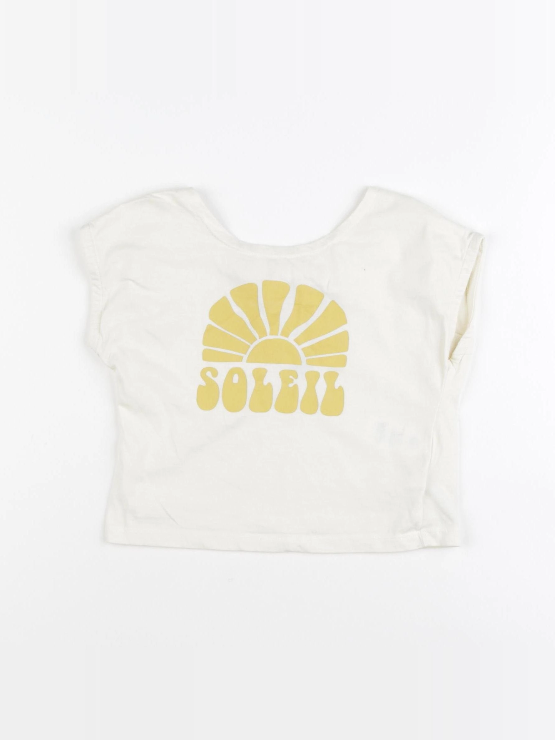 La Redoute - tee-shirt beige - 6 ans