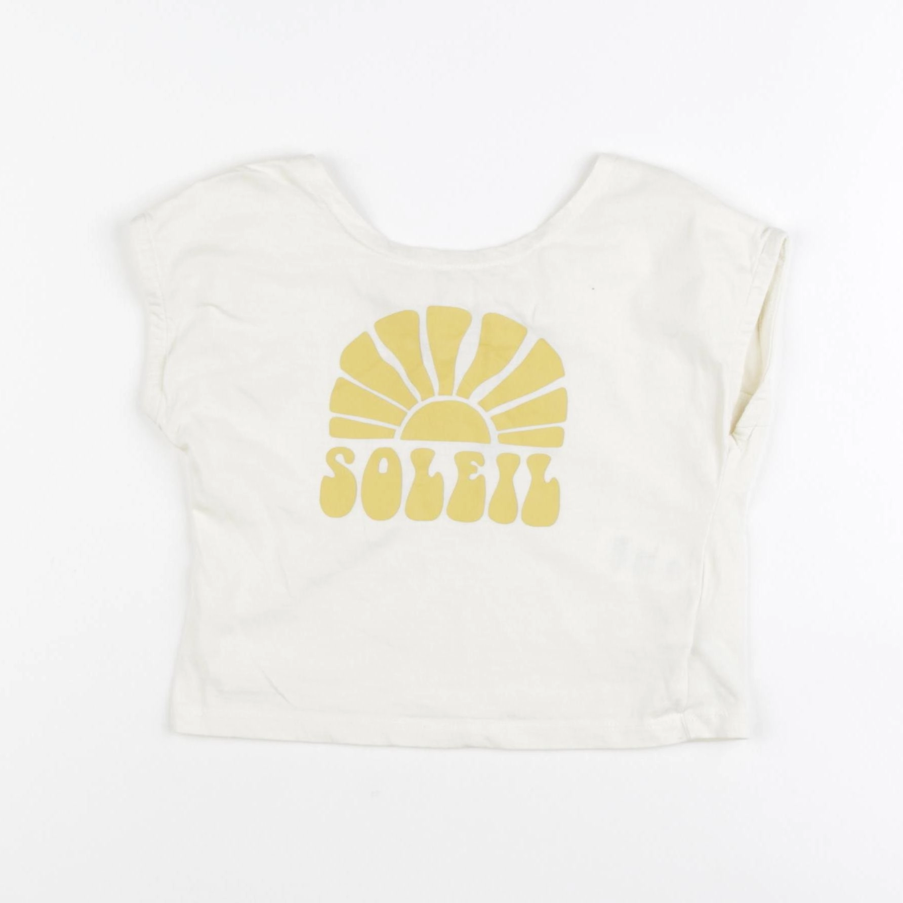 La Redoute - tee-shirt beige - 6 ans