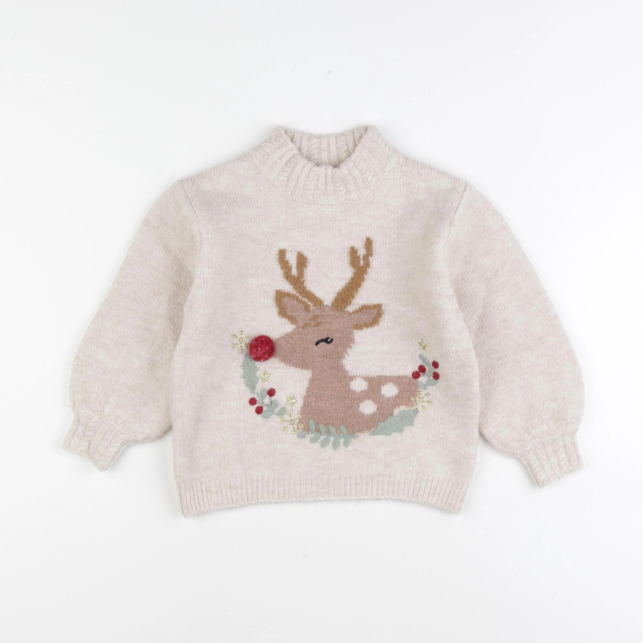 Zara - pull beige - 2/3 ans