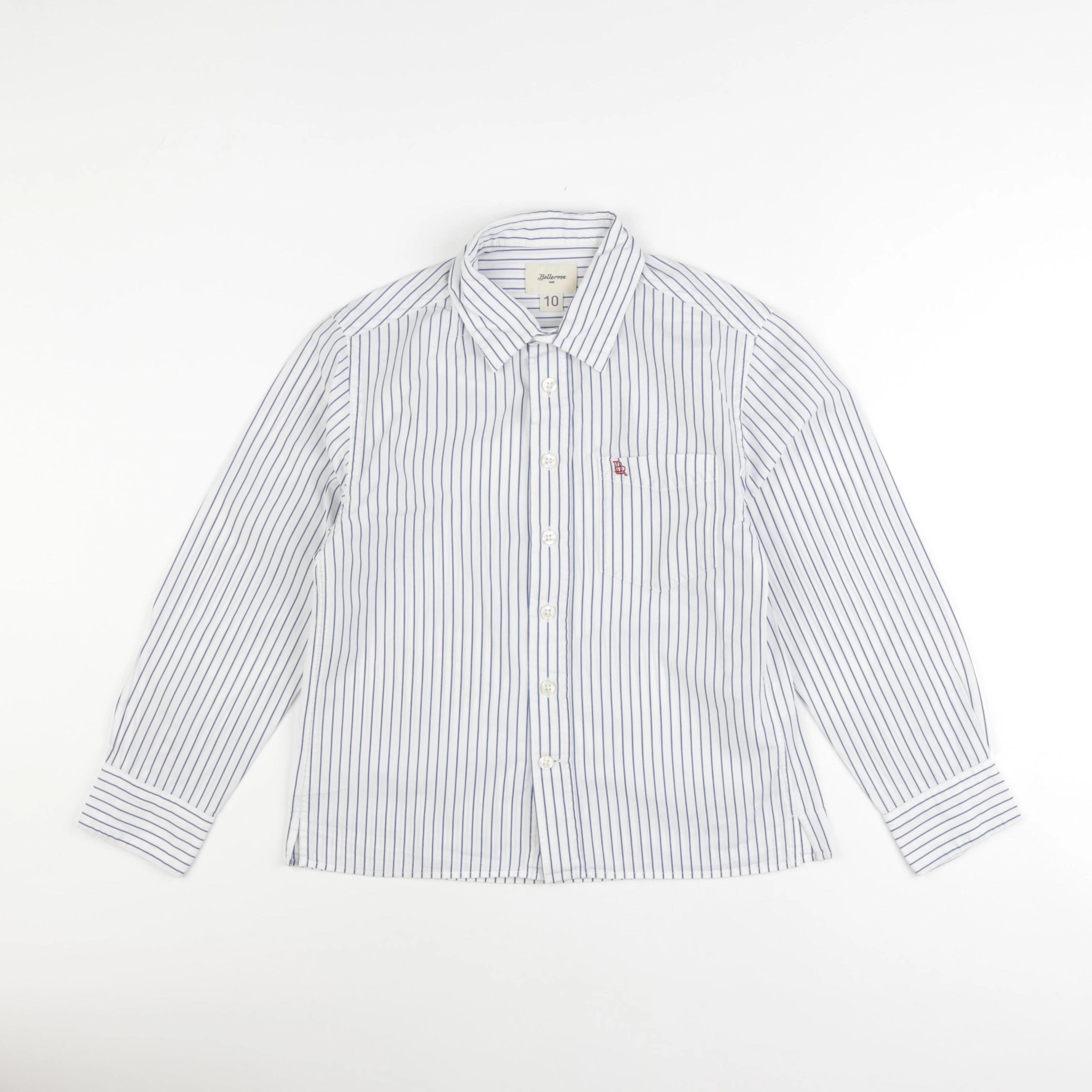 Bellerose - chemise blanc, bleu - 10 ans