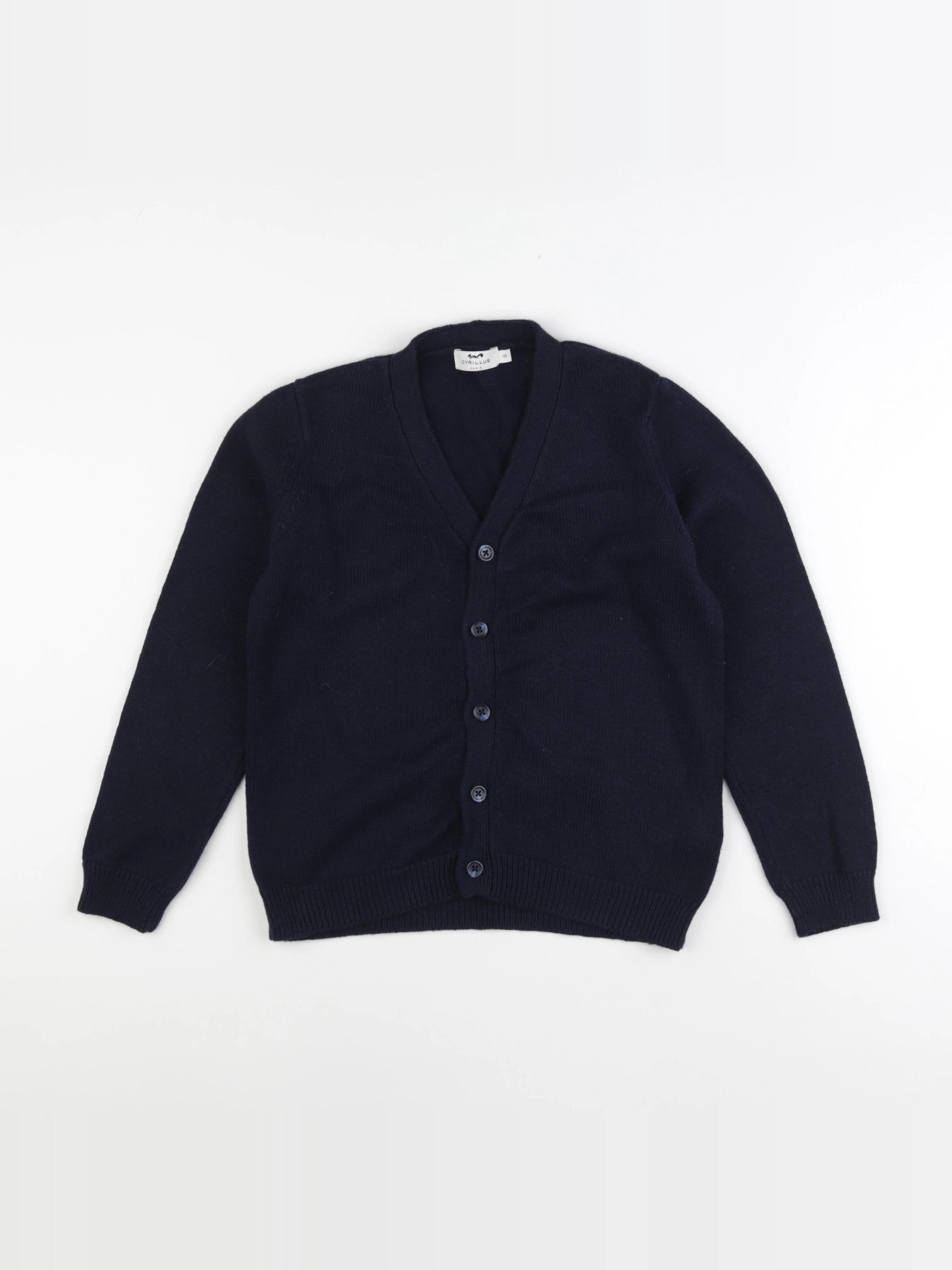 Cyrillus - gilet bleu - 10 ans