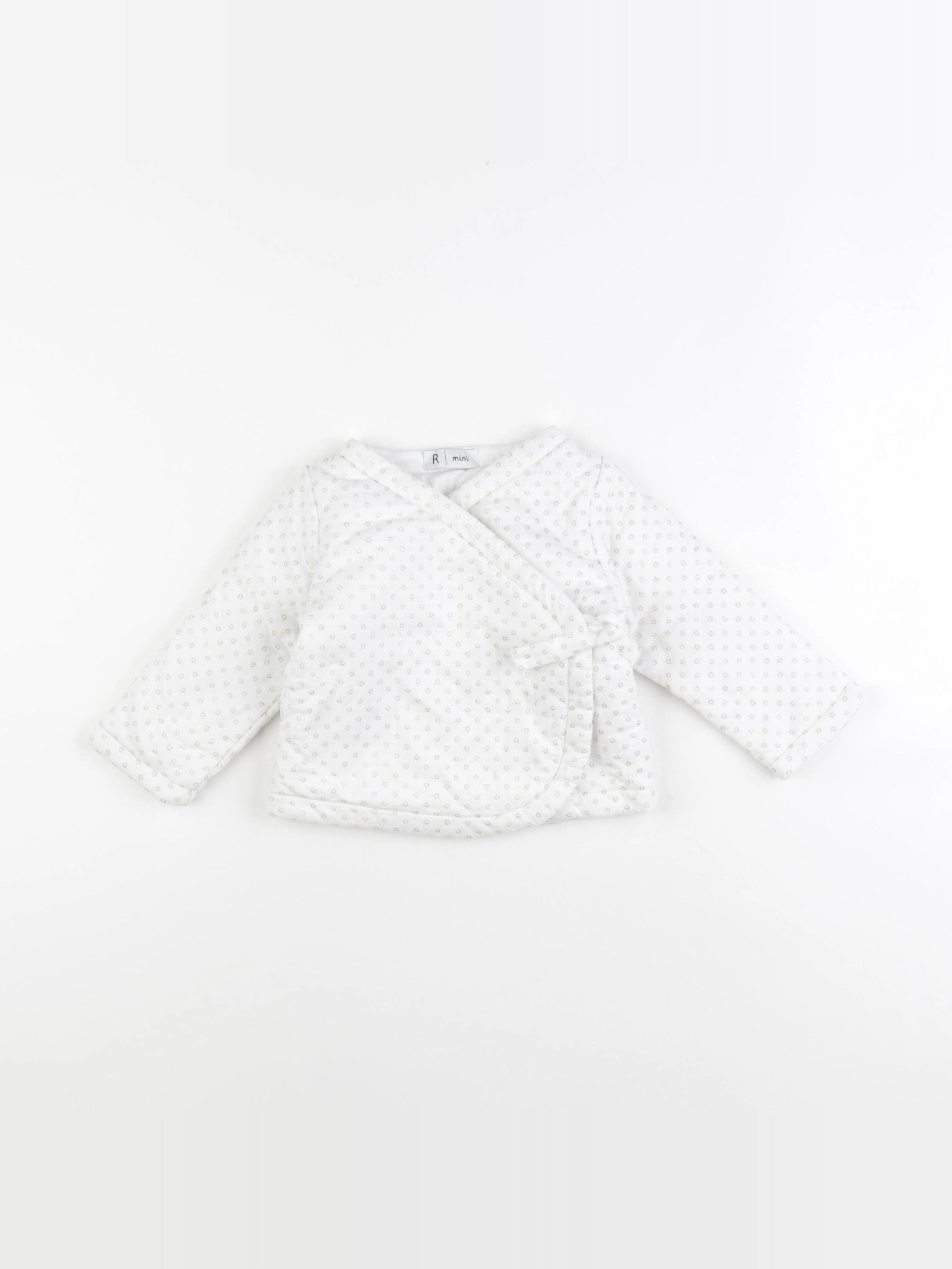 La Redoute - sweat blanc, or - 9 mois