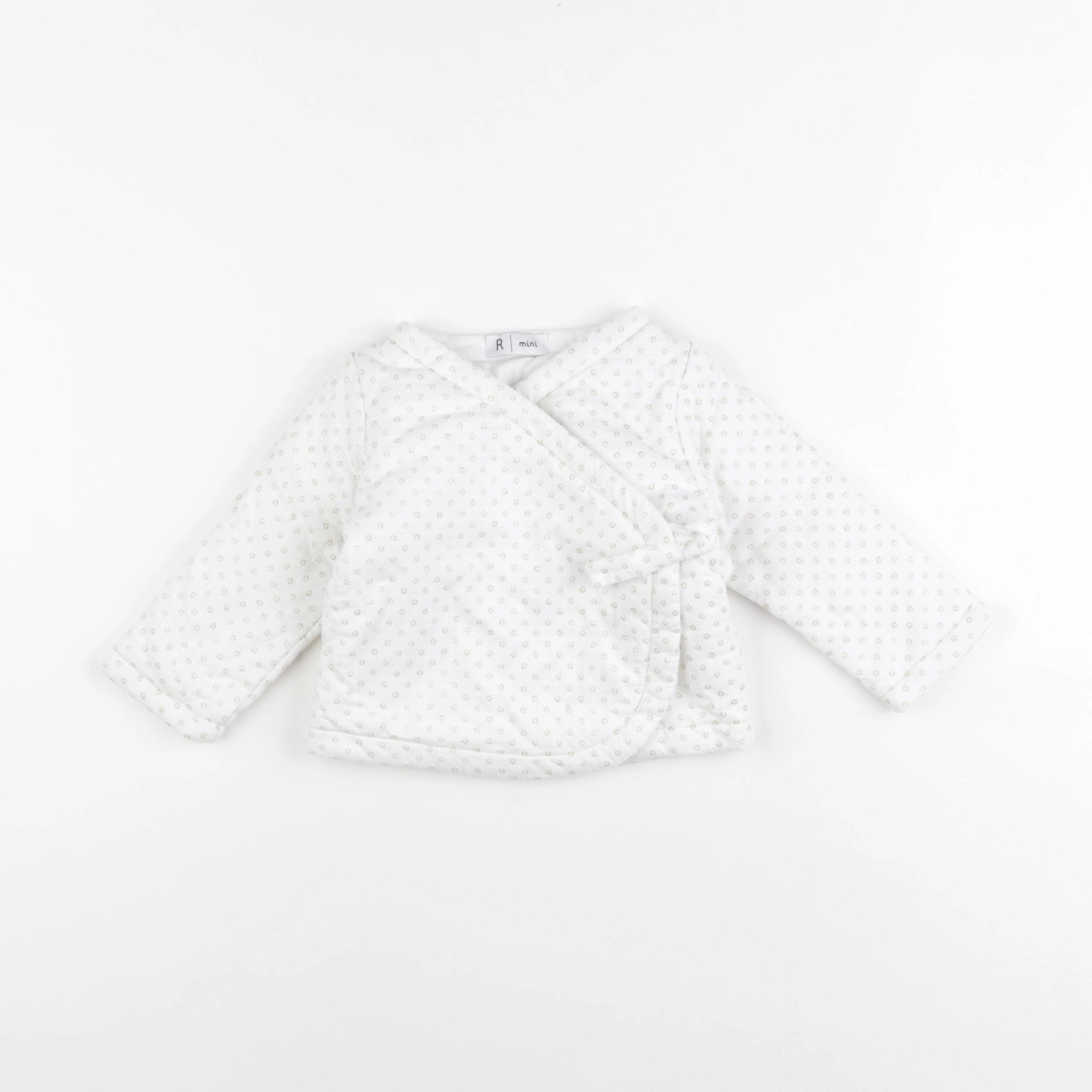 La Redoute - sweat blanc, or - 9 mois