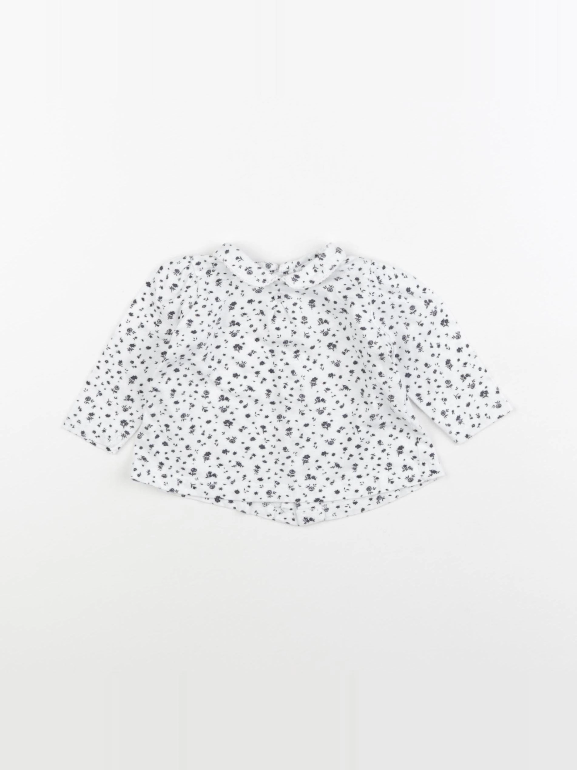 Boutchou - tee-shirt blanc - 3 mois