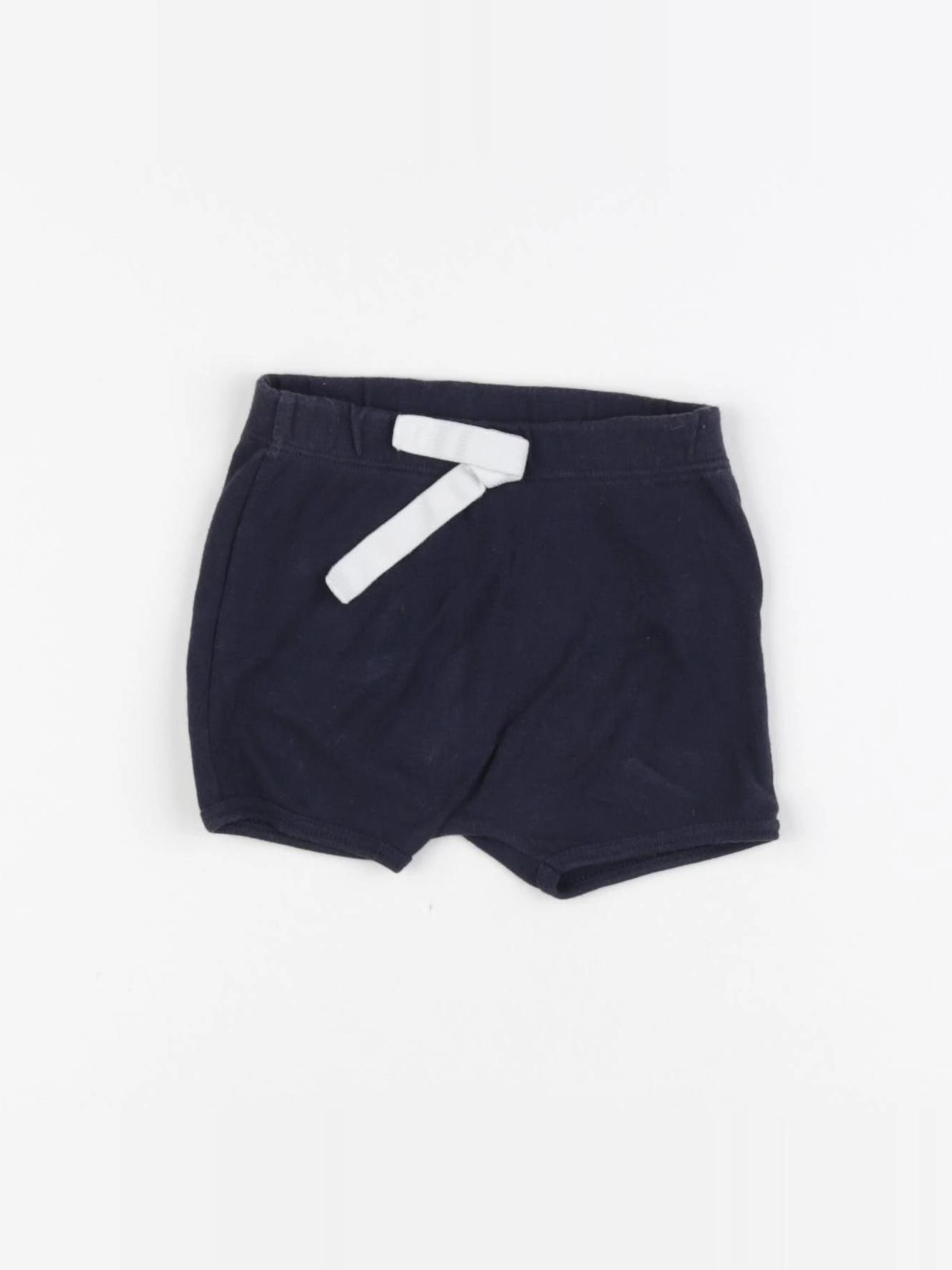 Petit Bateau - short bleu - 6 mois