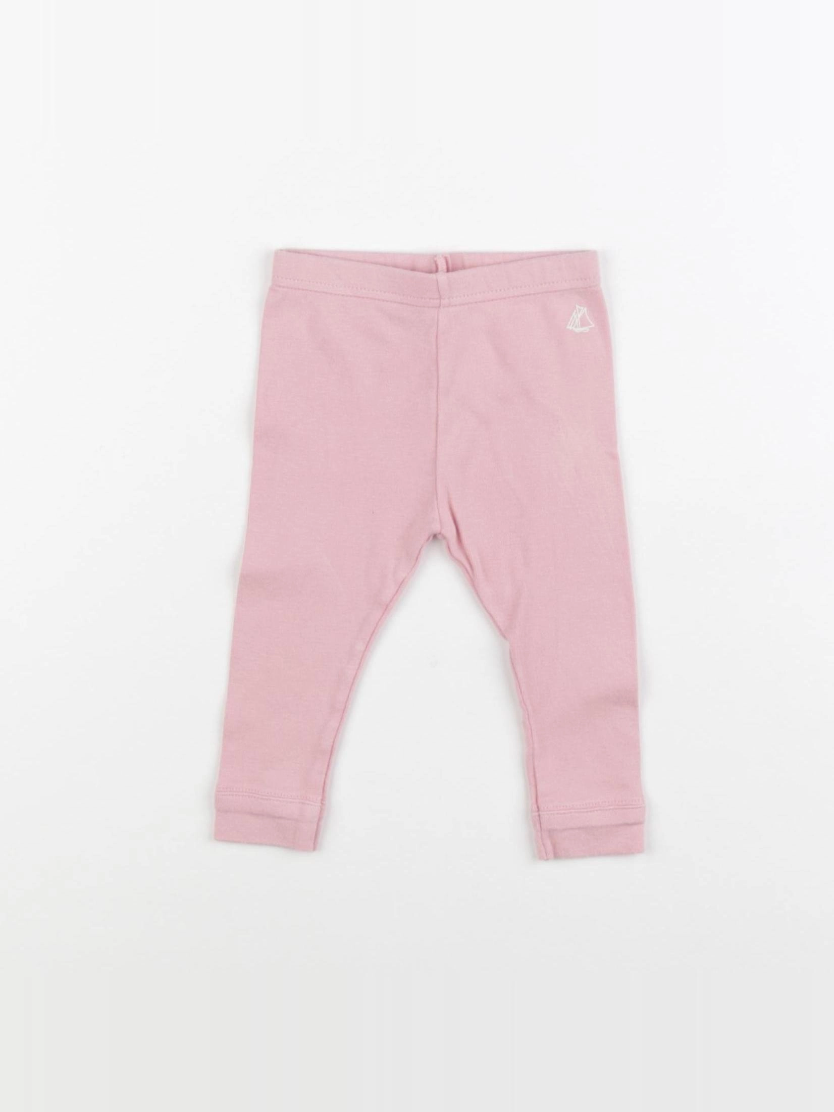 Petit Bateau - legging rose - 6 mois