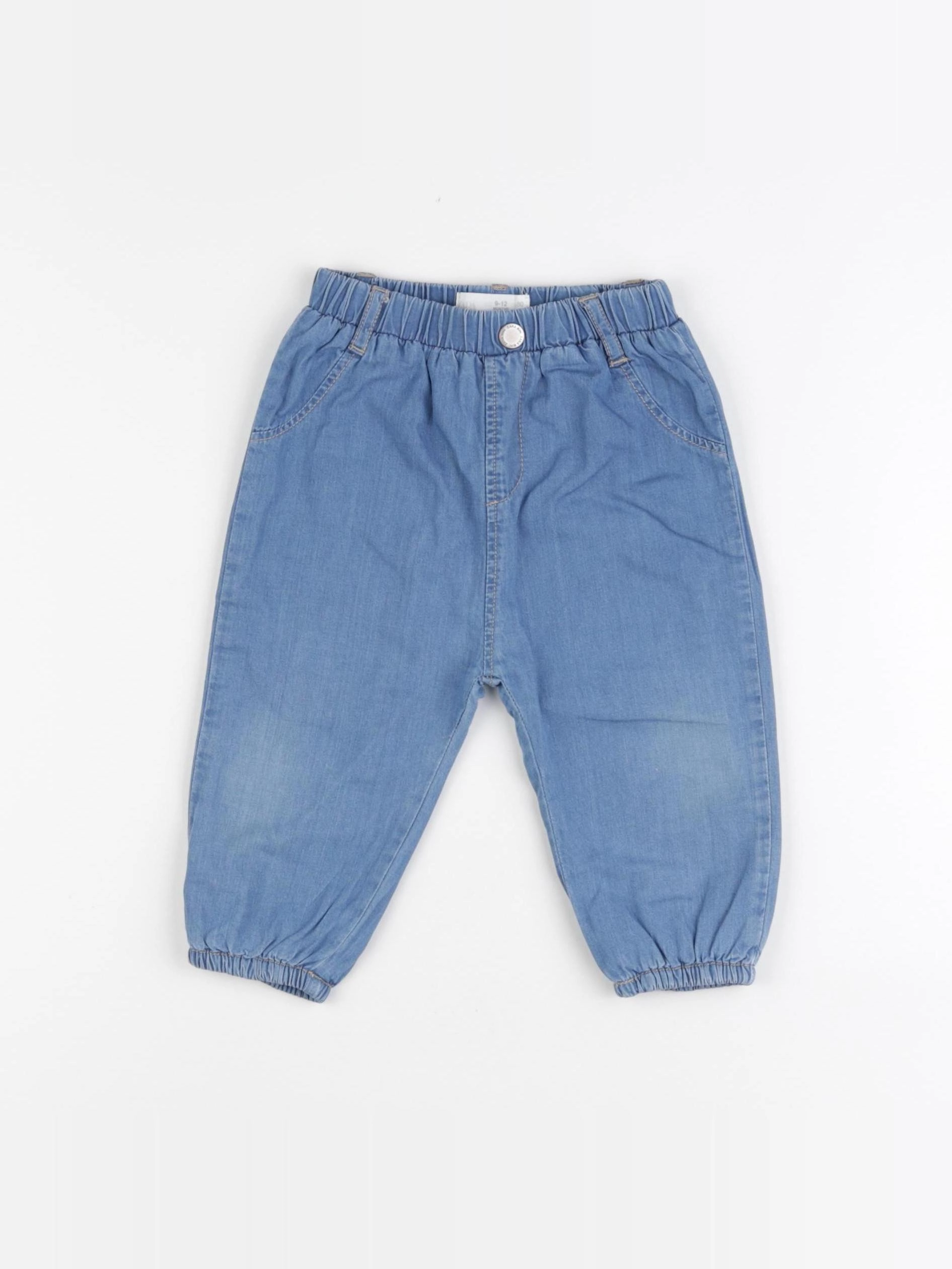 Zara - pantalon bleu - 9/12 mois