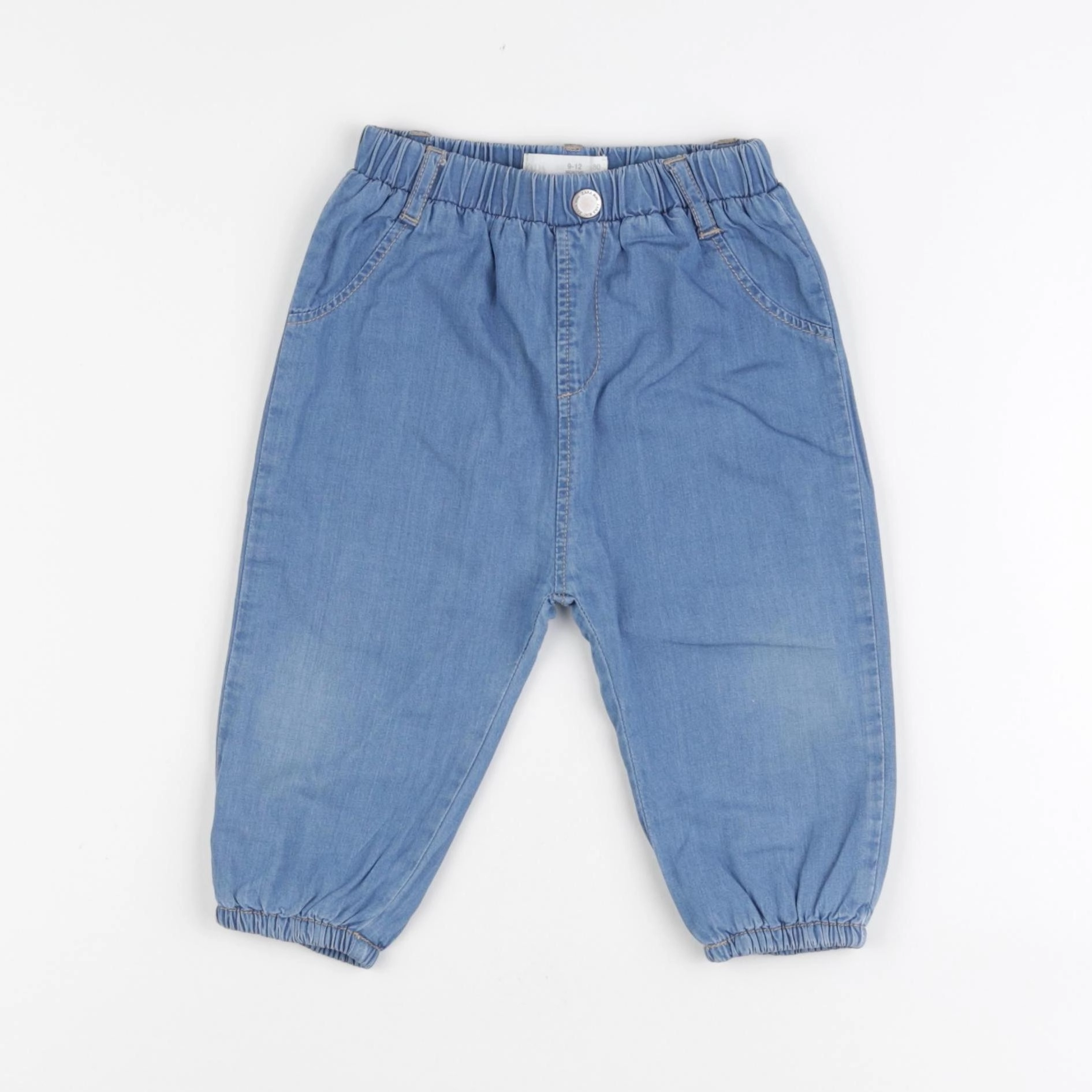 Zara - pantalon bleu - 9/12 mois
