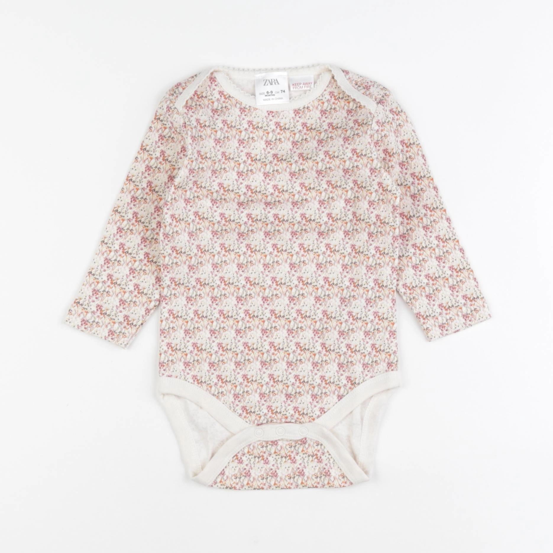 Zara - body multicolore - 6/9 mois
