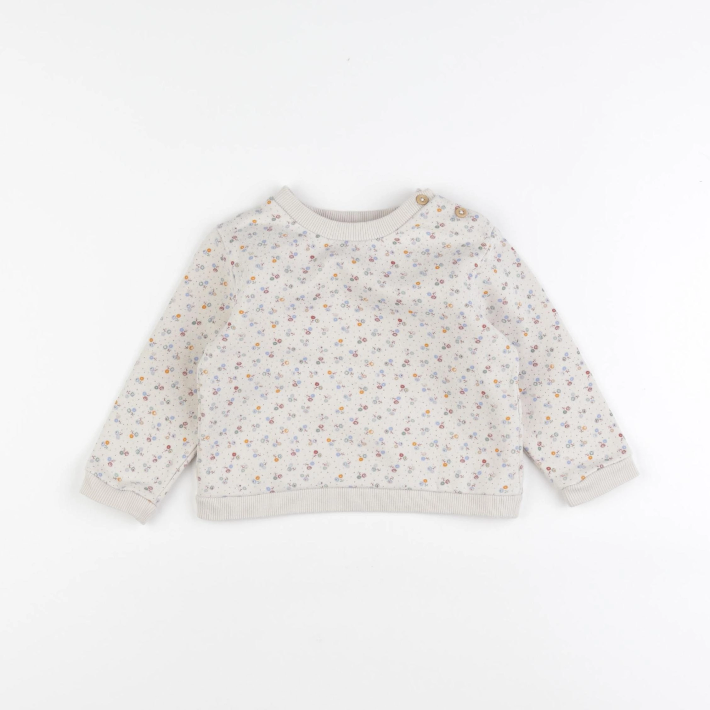 Boutchou - sweat multicolore - 12 mois