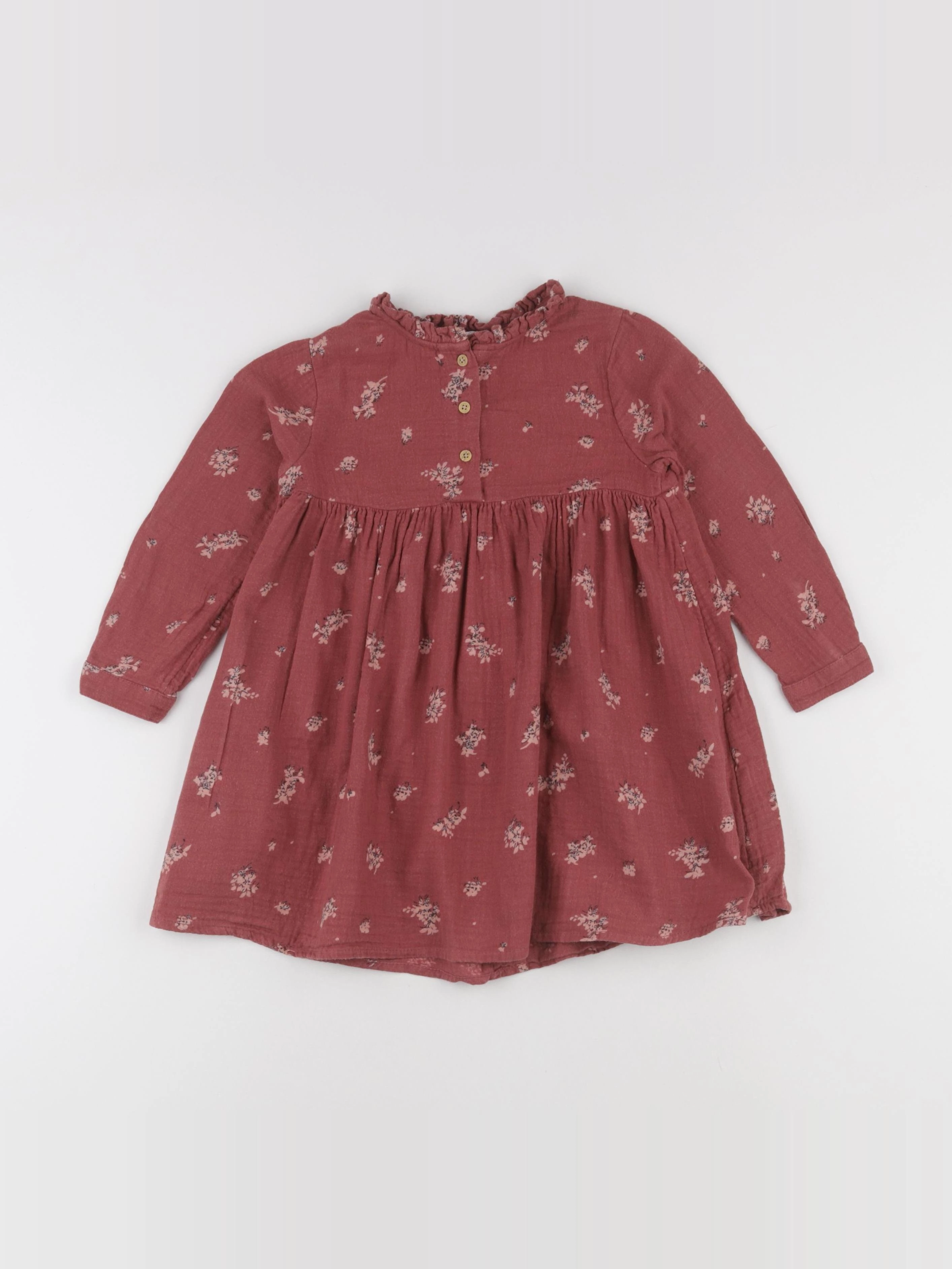 Vertbaudet - robe rouge - 3 ans
