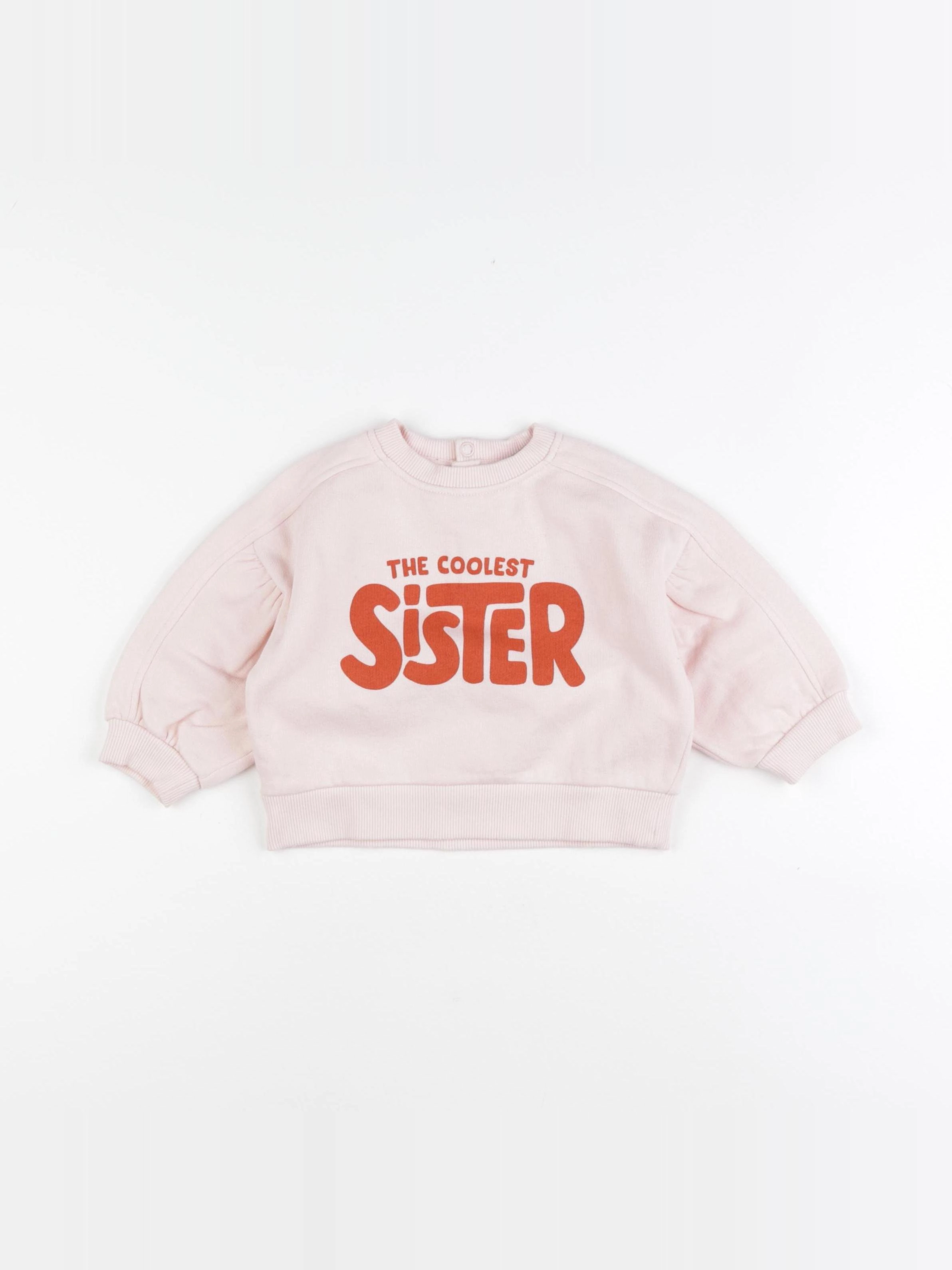 Boutchou - sweat rose - 12 mois