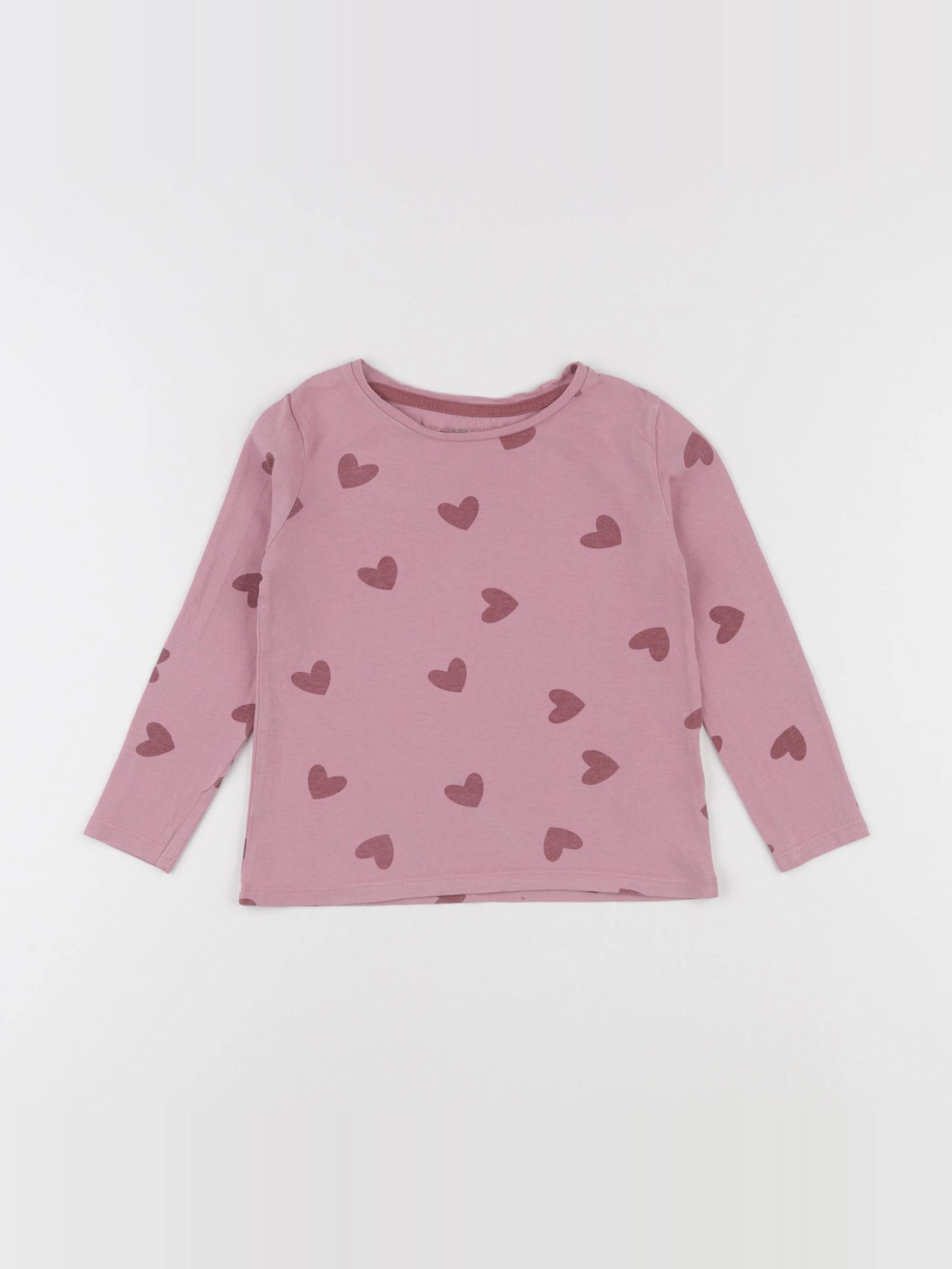 Vertbaudet - tee-shirt rose - 3 ans