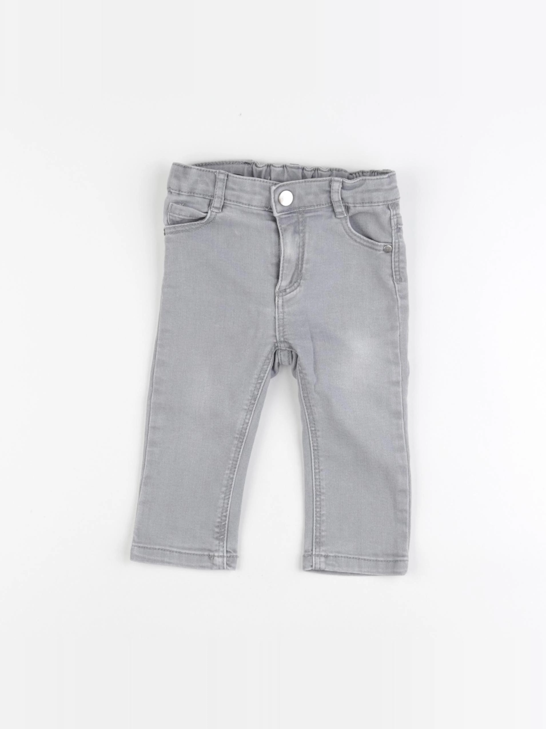 Jacadi - jean gris - 12 mois
