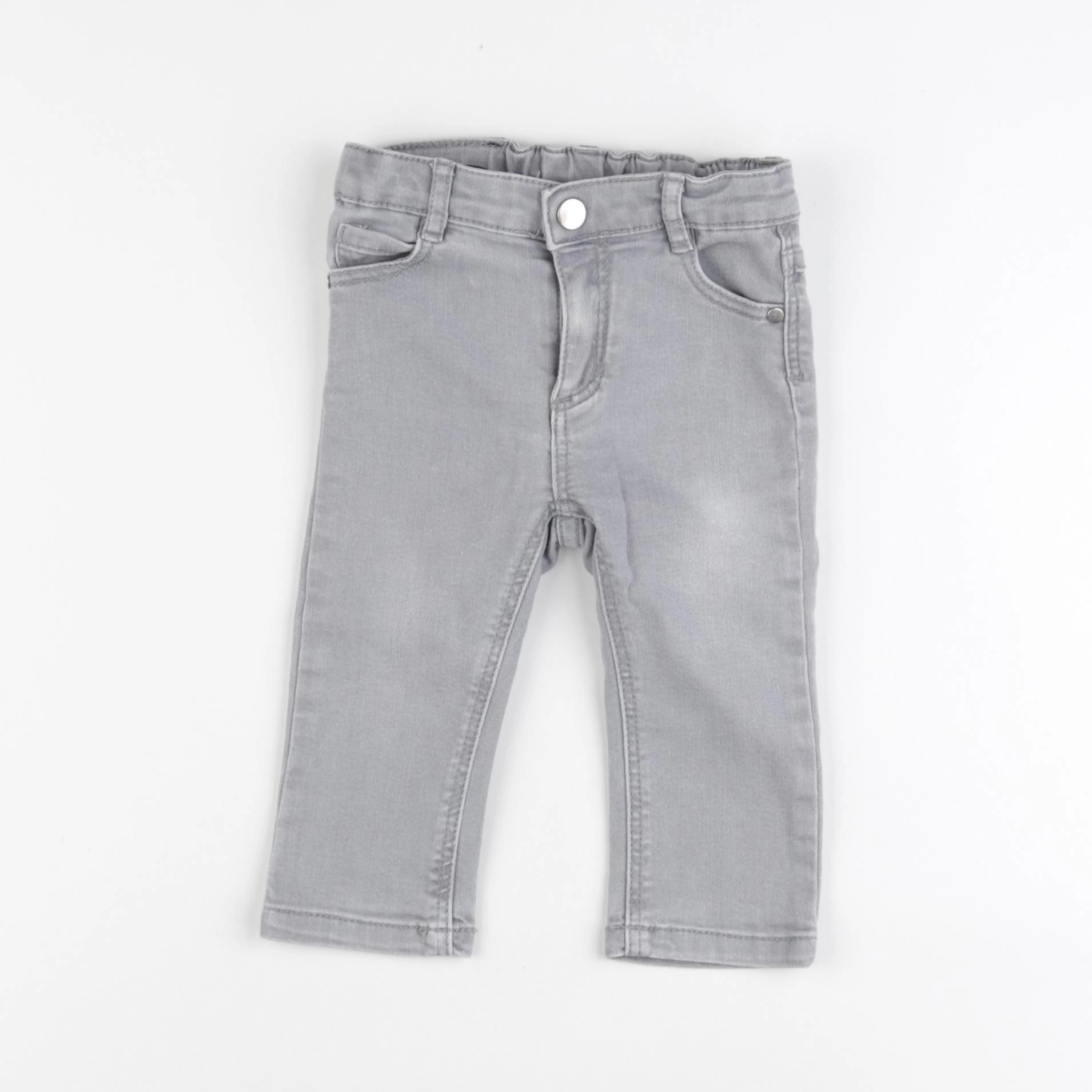 Jacadi - jean gris - 12 mois