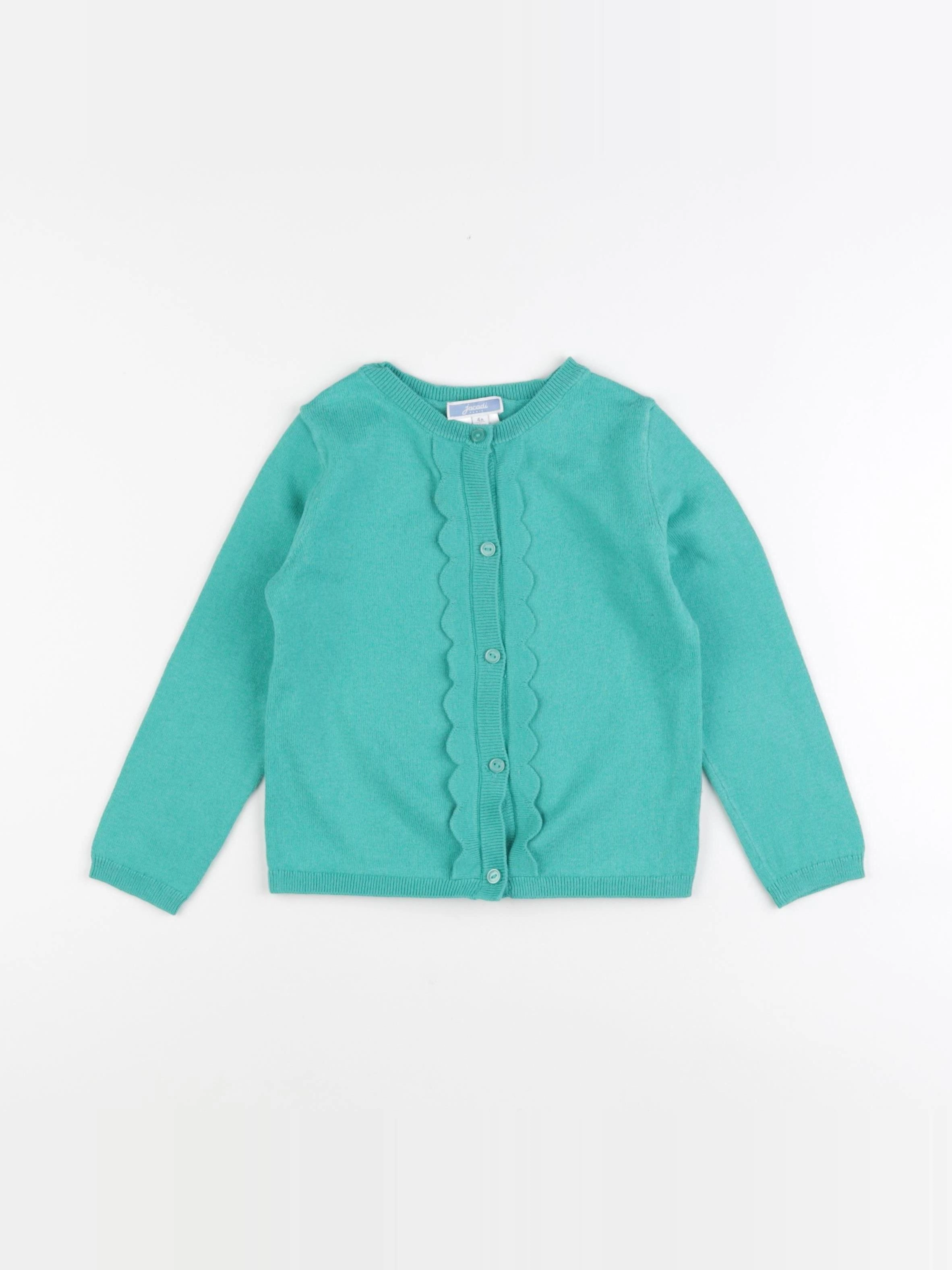 Jacadi - gilet vert - 4 ans