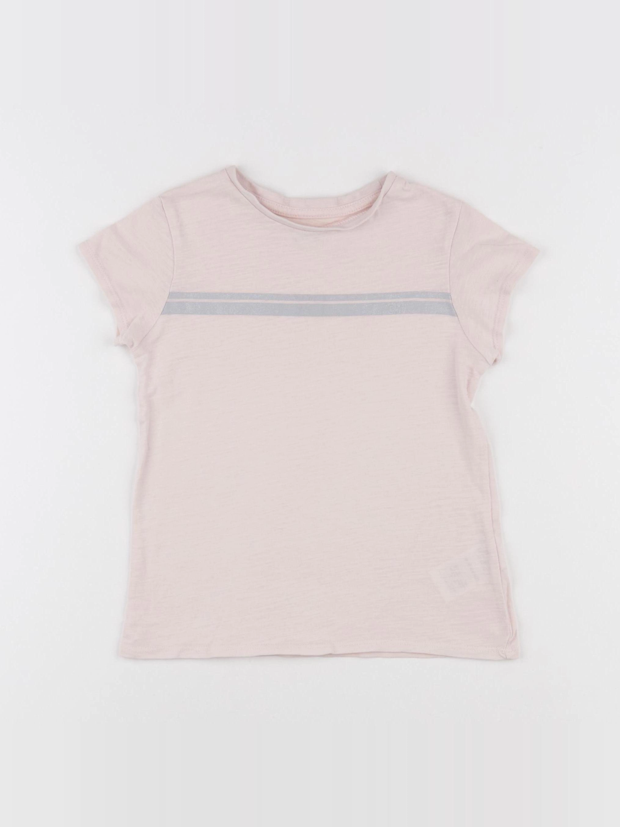 Vertbaudet - tee-shirt rose - 5 ans