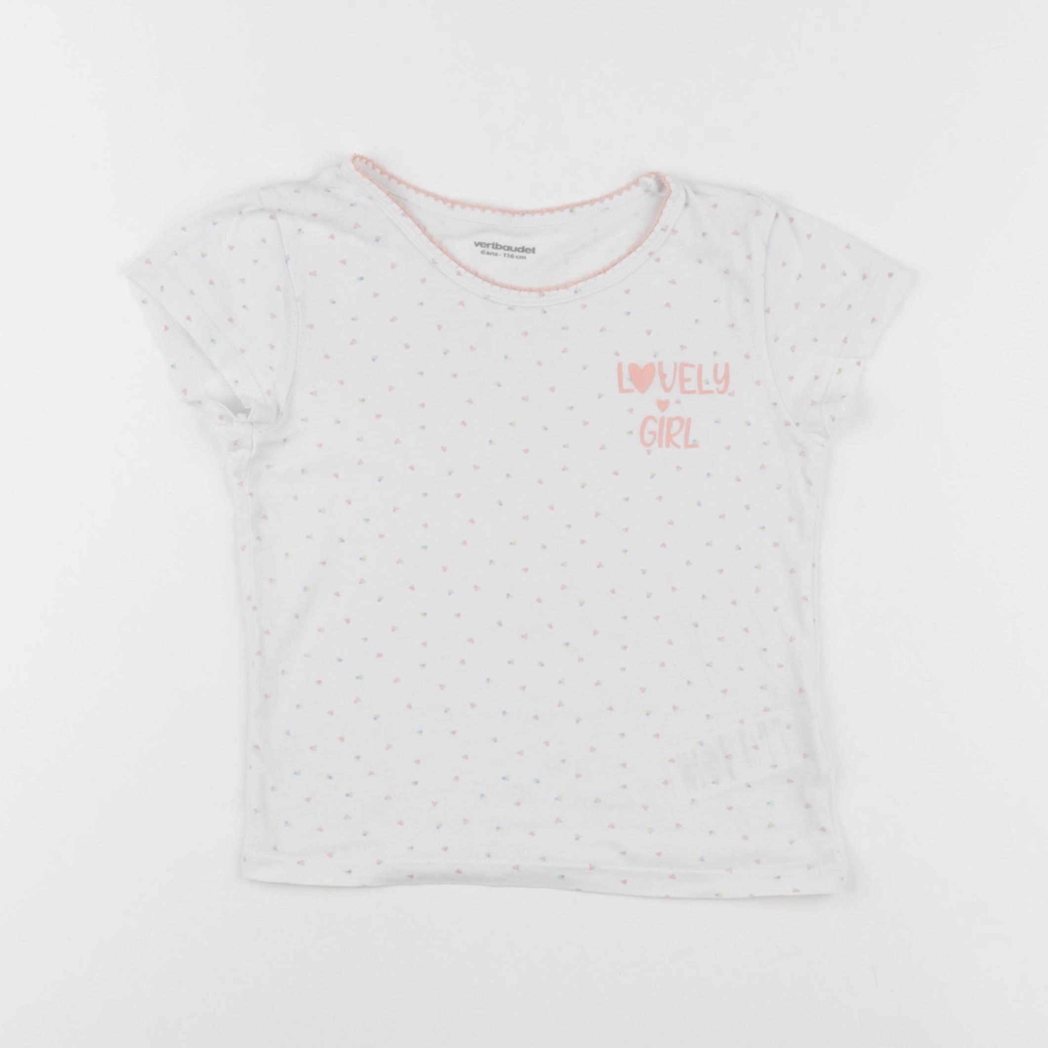 Vertbaudet - maillot de corps multicolore - 6 ans