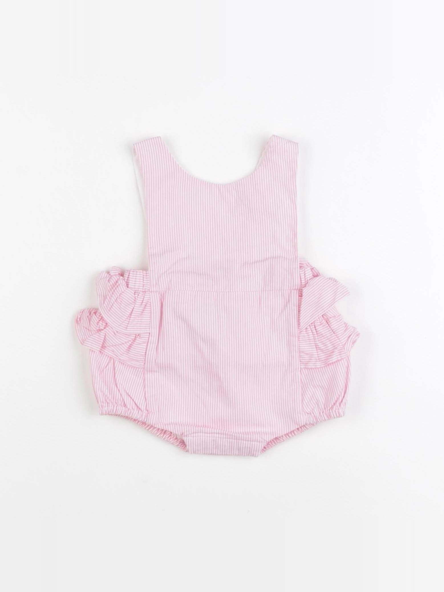 Jacadi - combinaison blanc, rose - 1 mois