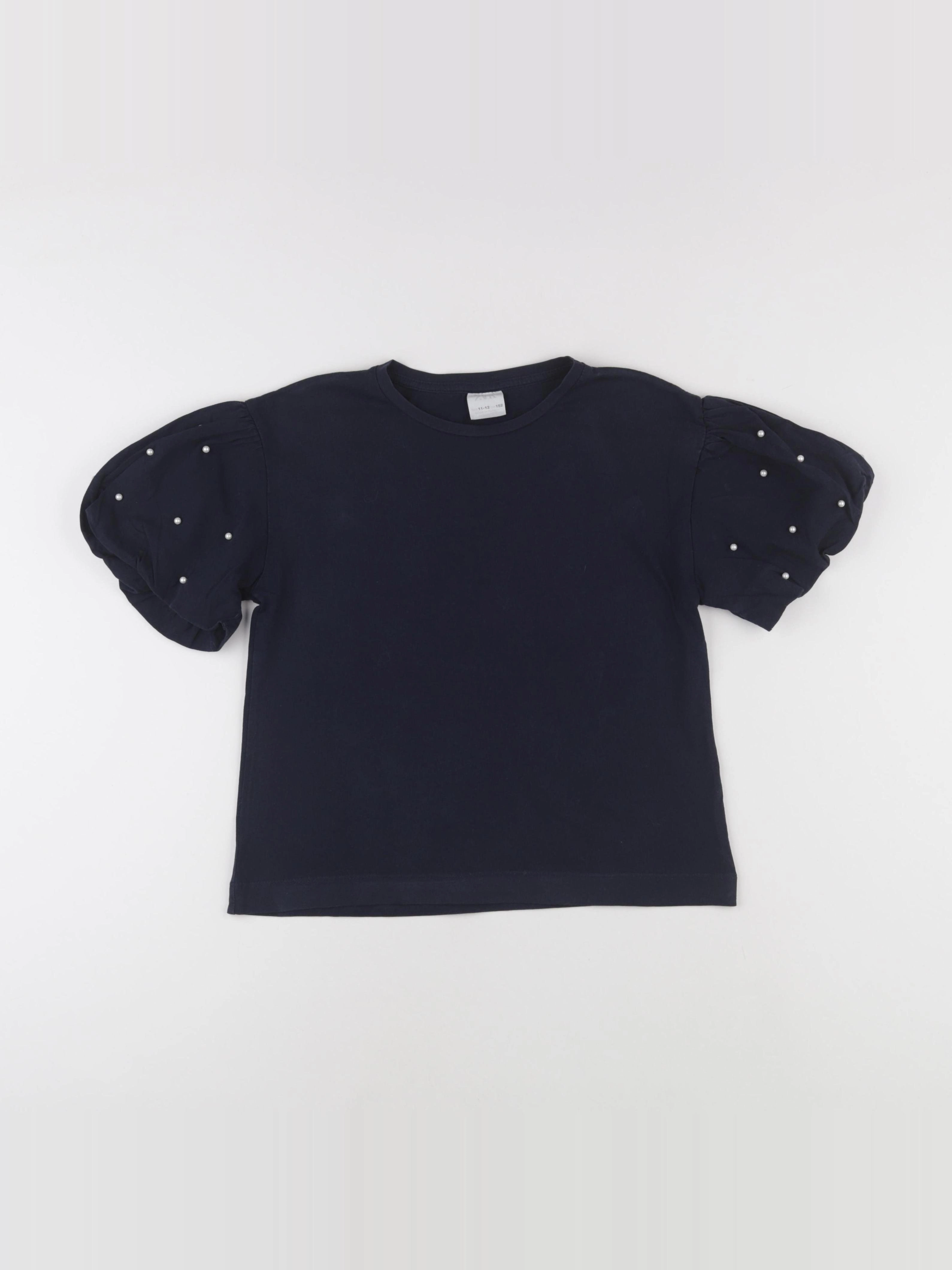 Zara - tee-shirt bleu - 11/12 ans