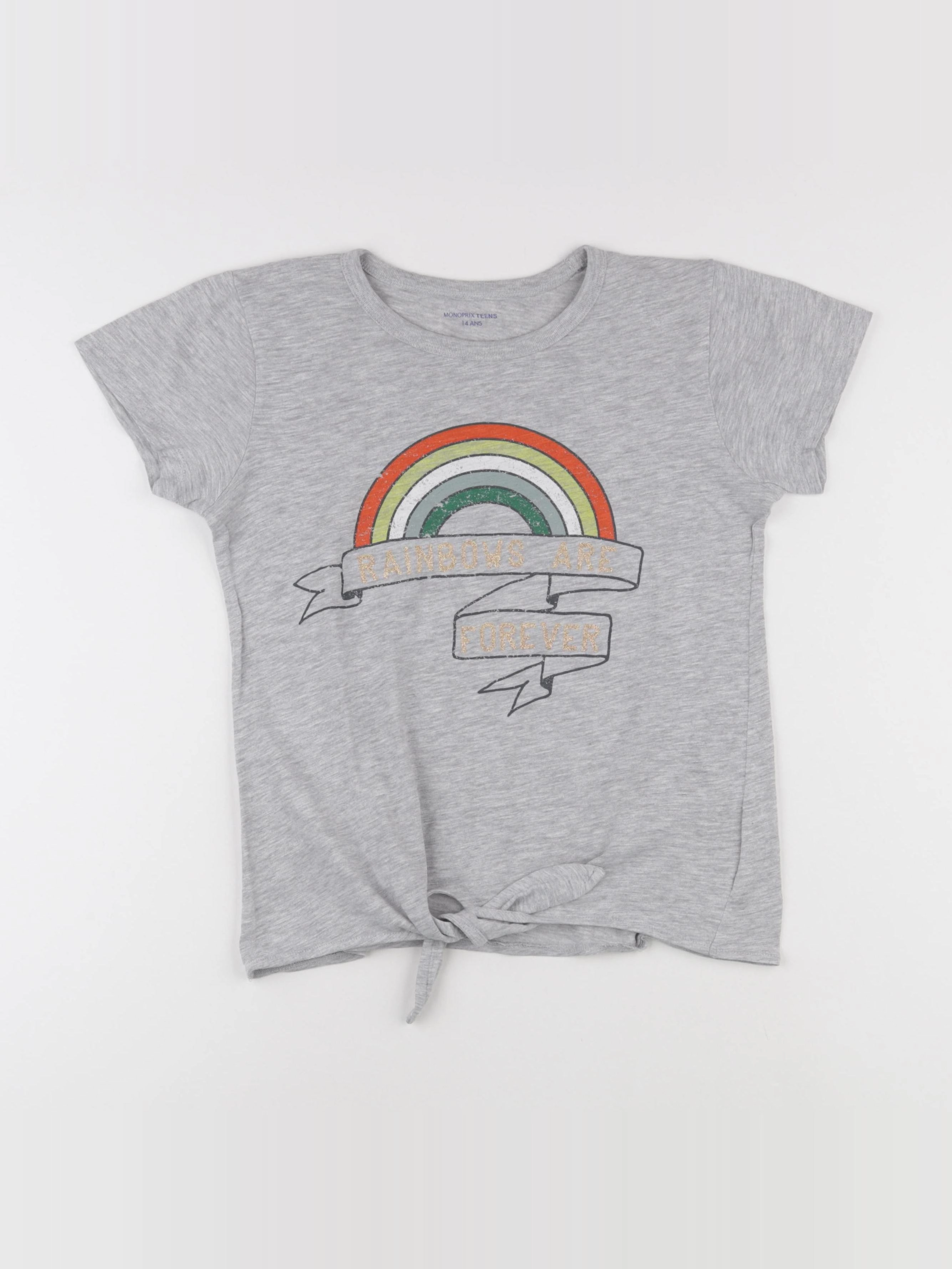 Monoprix - tee-shirt multicolore - 14 ans