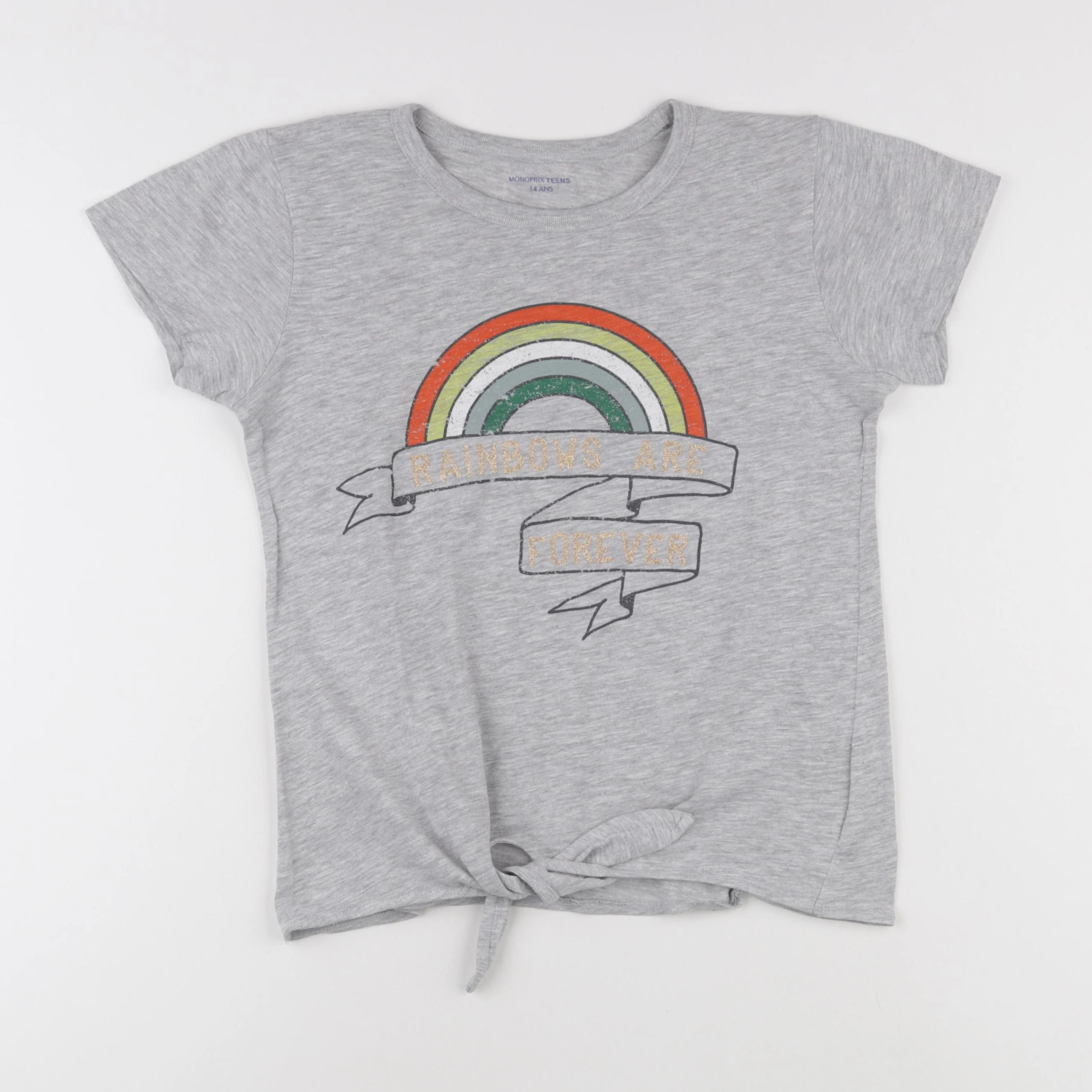 Monoprix - tee-shirt multicolore - 14 ans