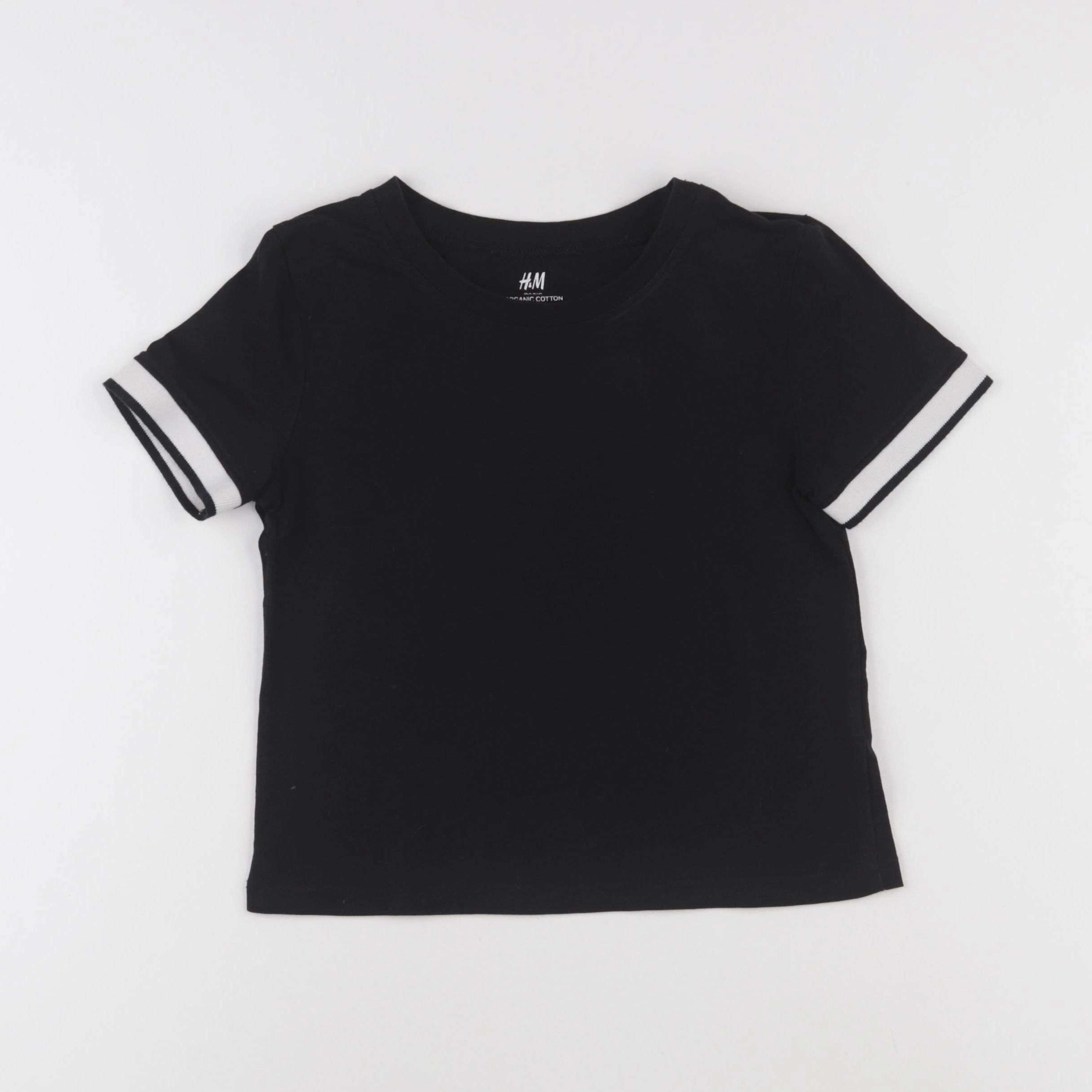 H&M - tee-shirt noir - 8/10 ans