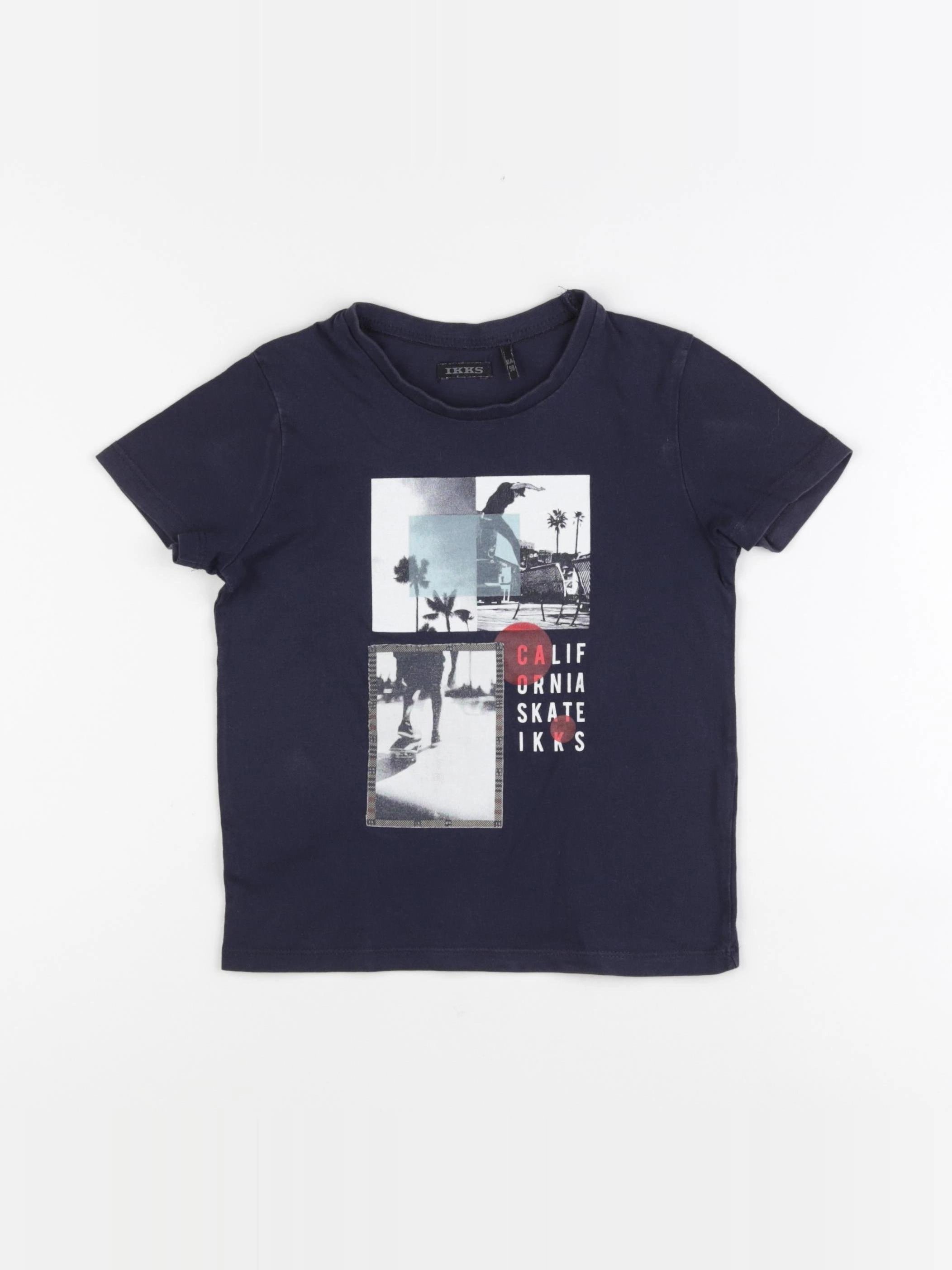 IKKS - tee-shirt bleu - 3 ans