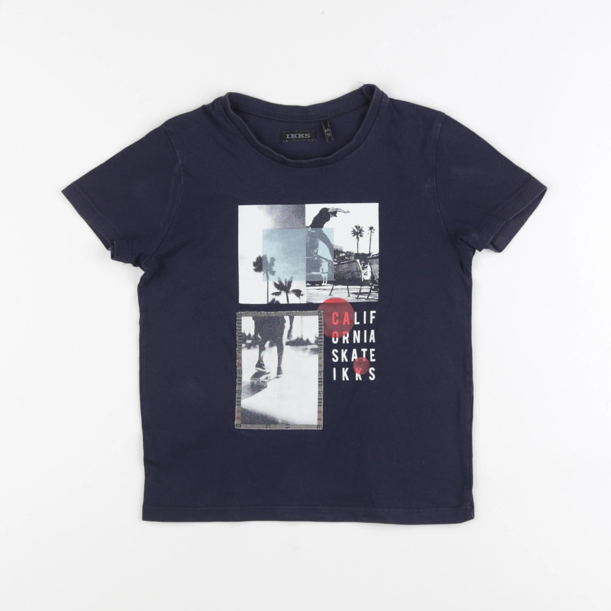 IKKS - tee-shirt bleu - 3 ans