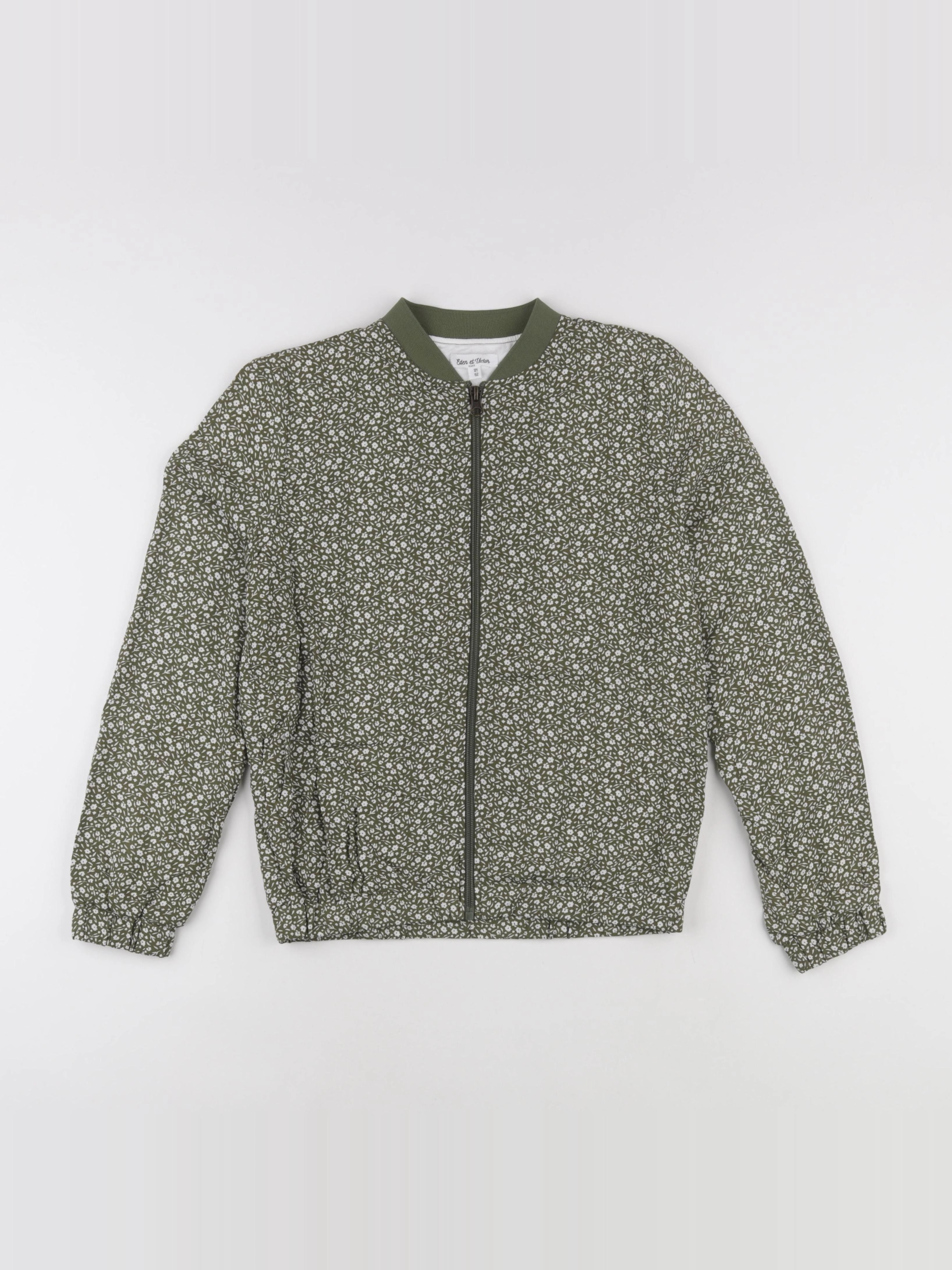Little Cigogne - veste vert - 12 ans