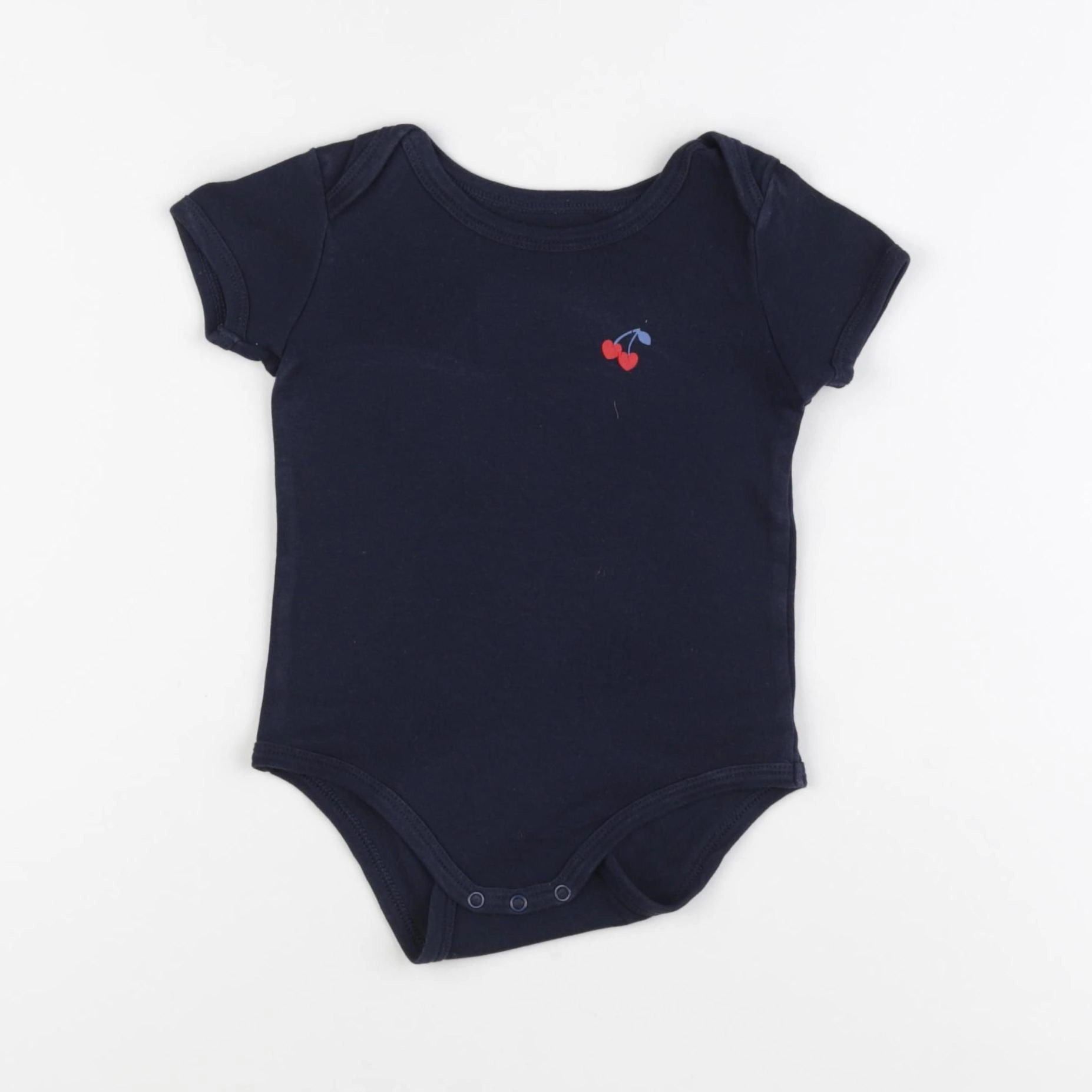 Vertbaudet - body bleu - 12 mois