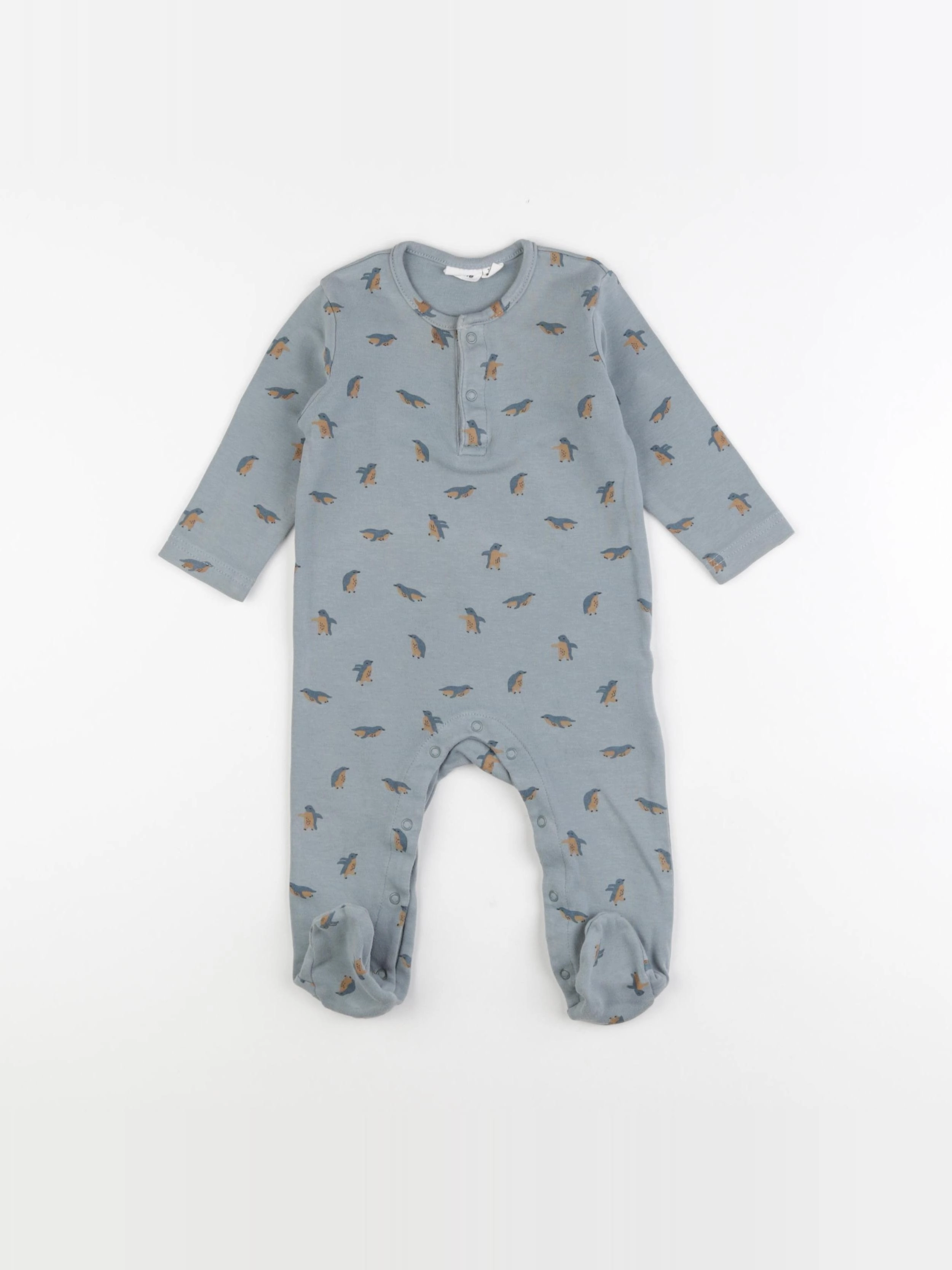 Trixie - pyjama coton bleu - 9/12 mois