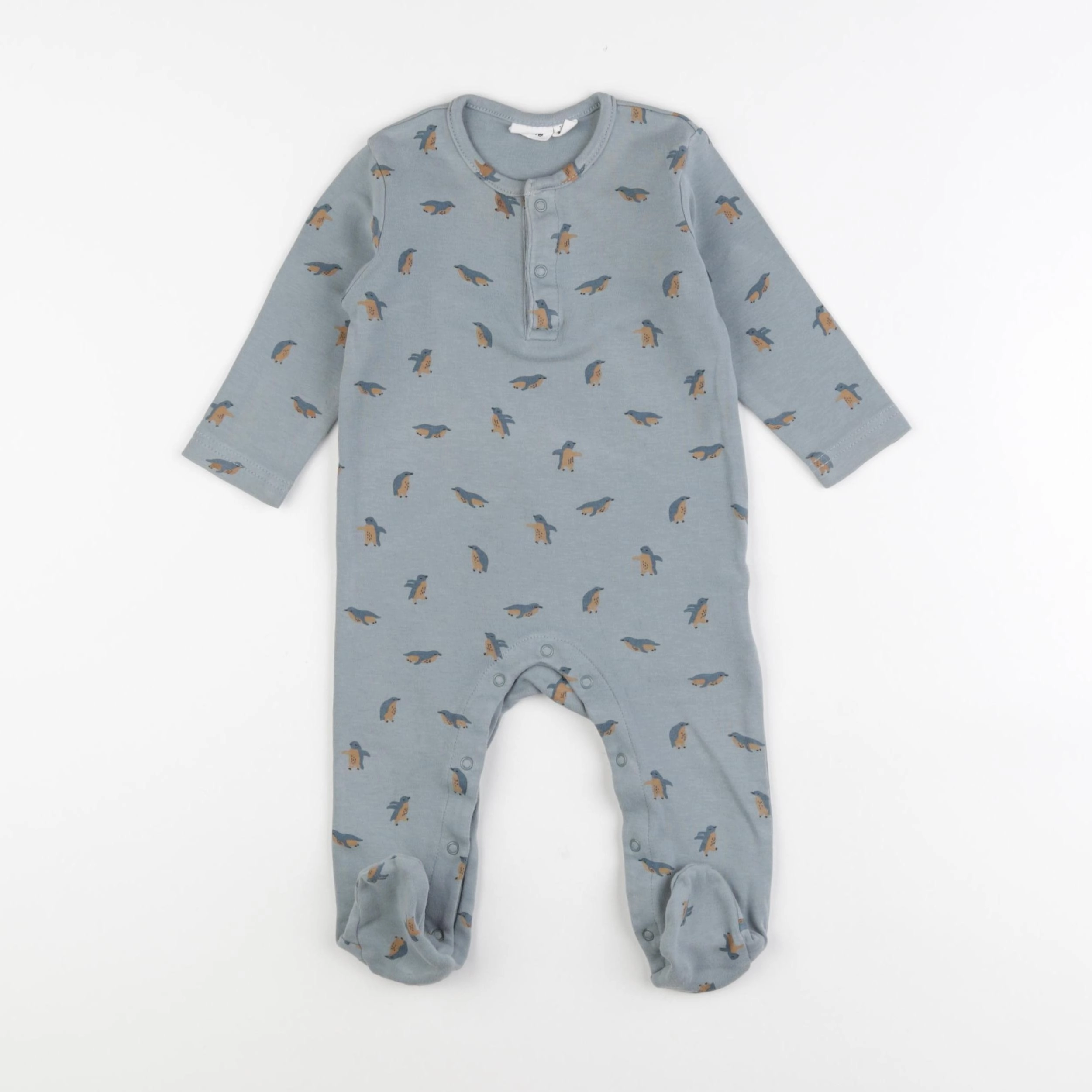 Trixie - pyjama coton bleu - 9/12 mois