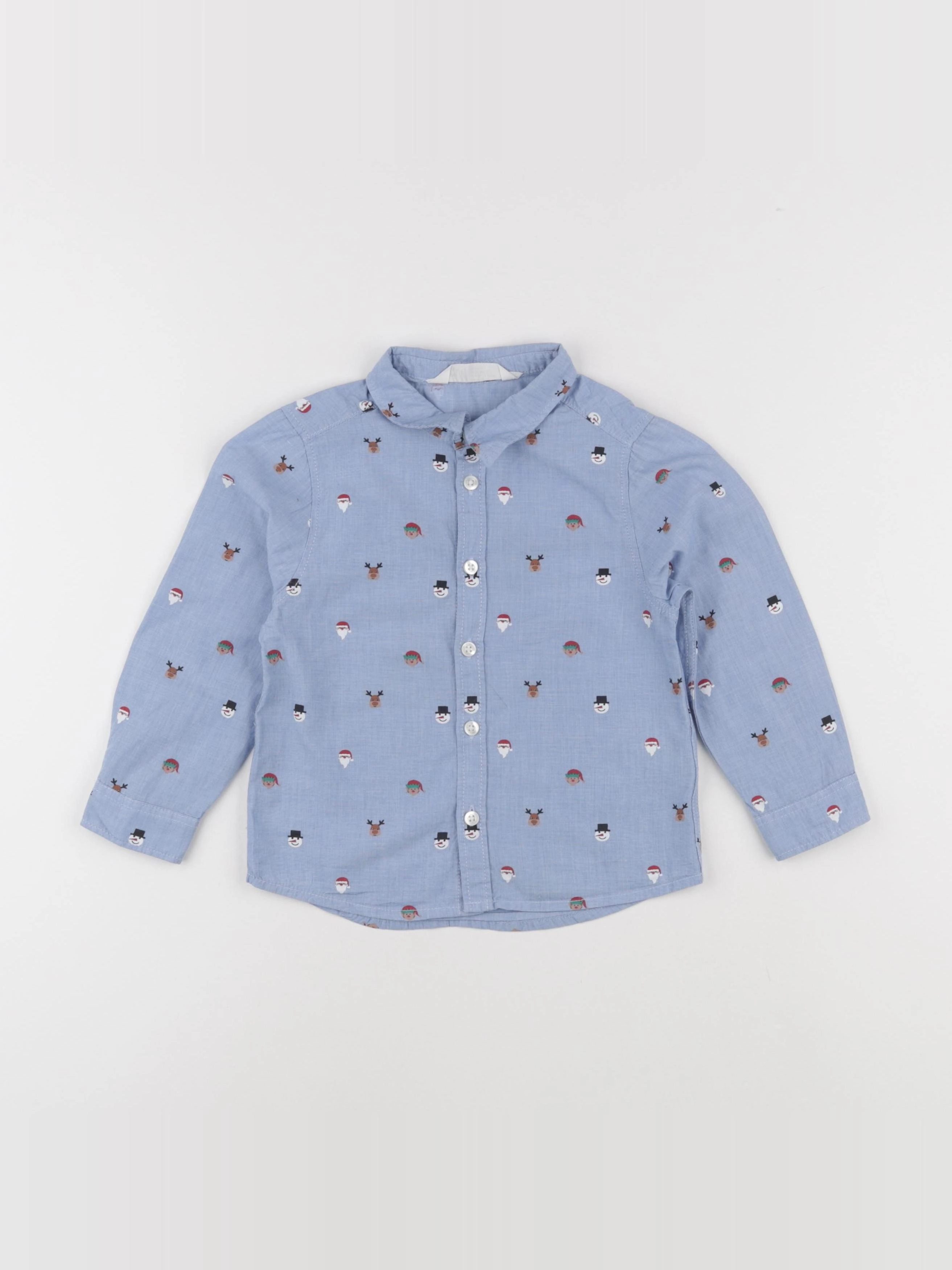 H&M - chemise multicolore - 2/3 ans