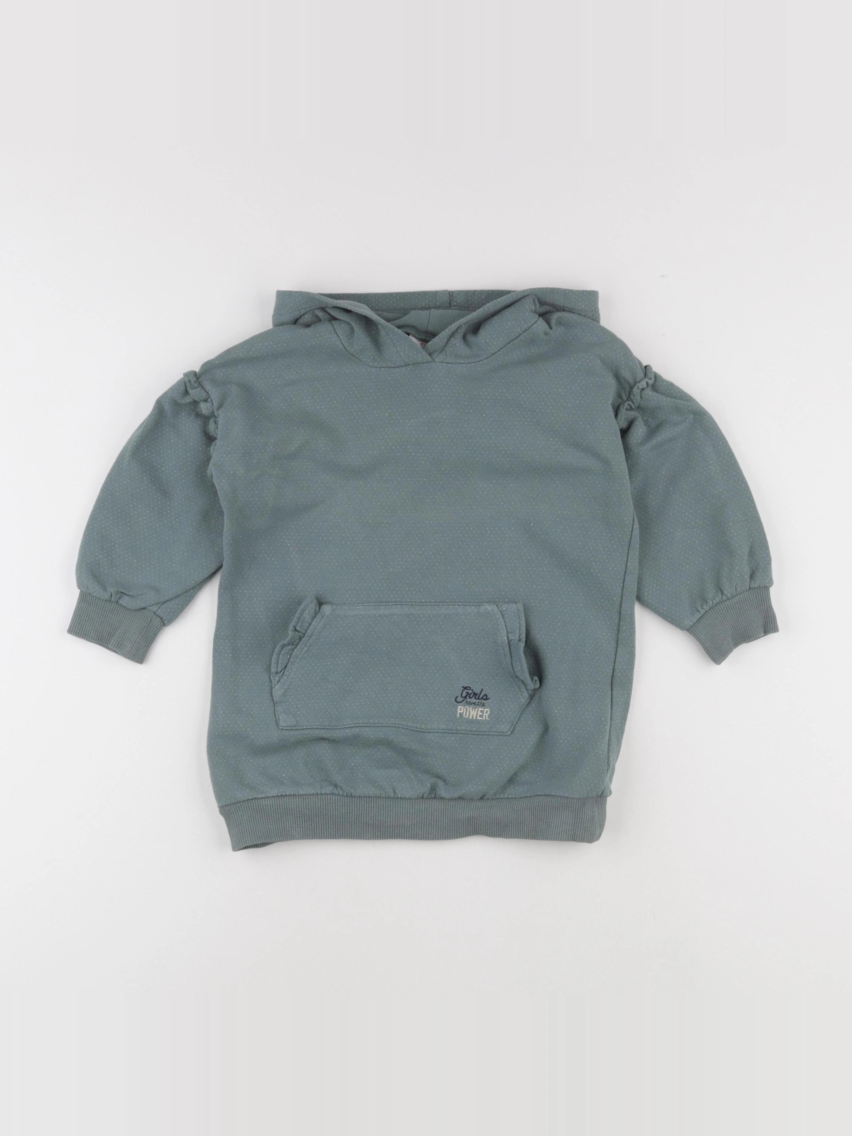 Tape à l'oeil - robe vert, or - 3 ans