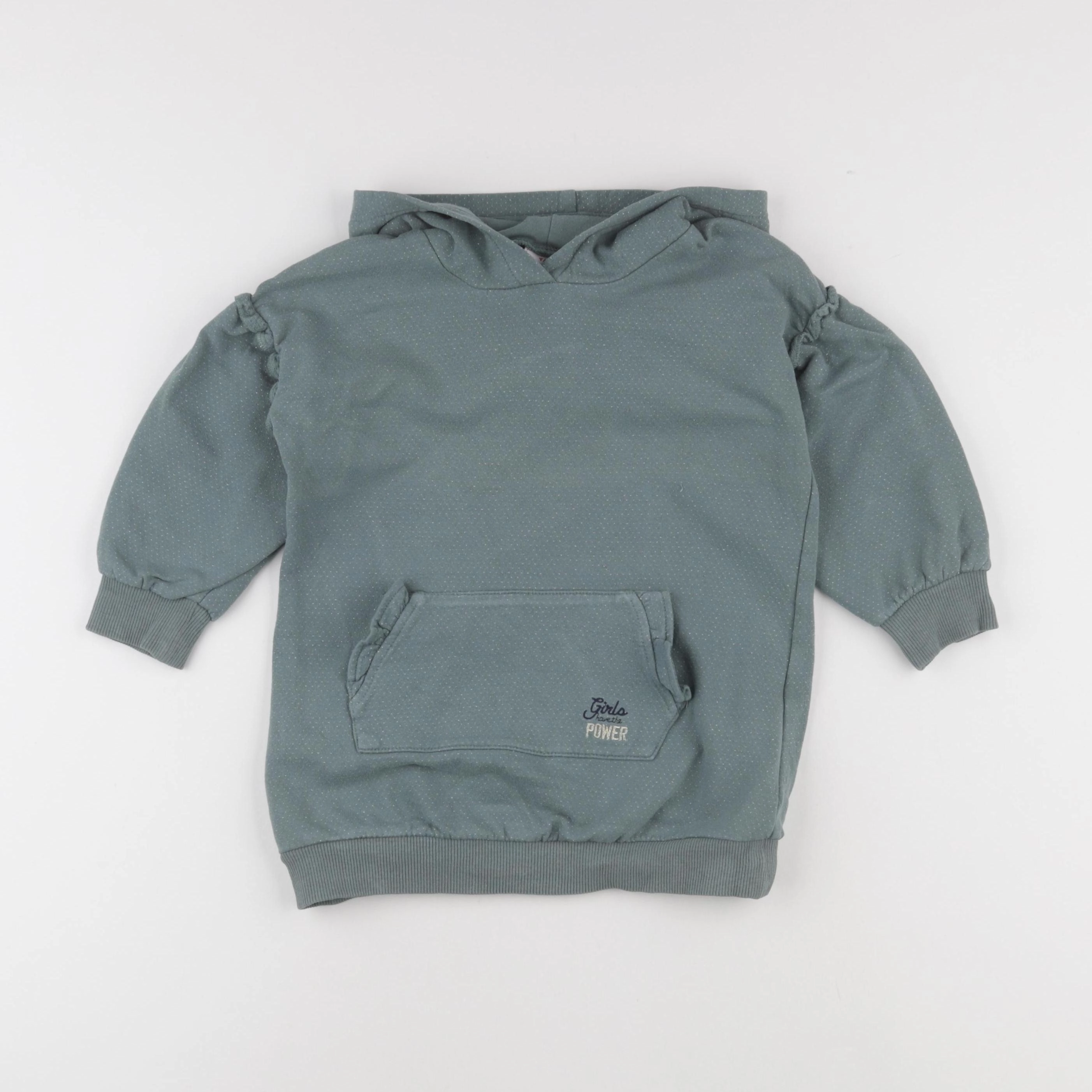 Tape à l'oeil - robe vert, or - 3 ans