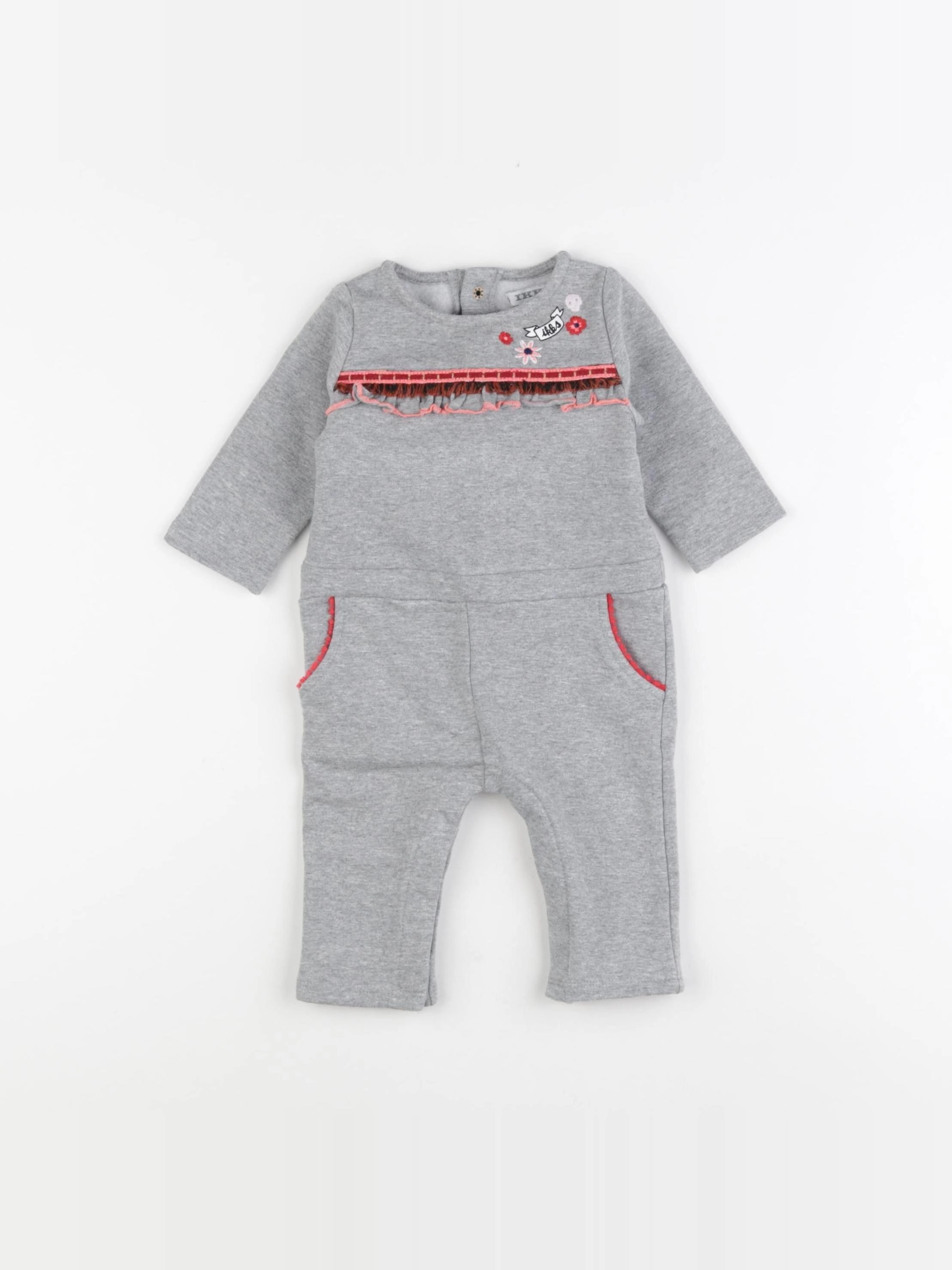 IKKS - combinaison gris - 6 mois