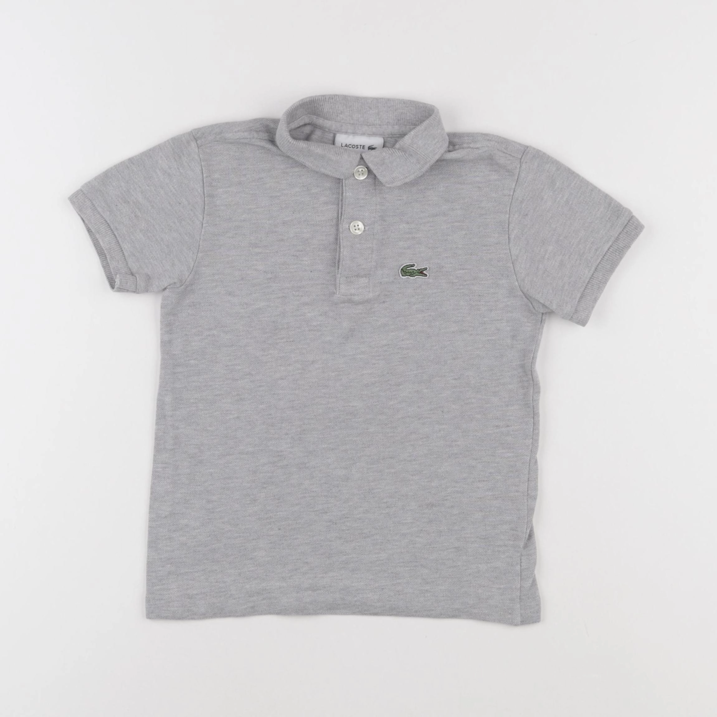 Lacoste - polo gris - 4 ans